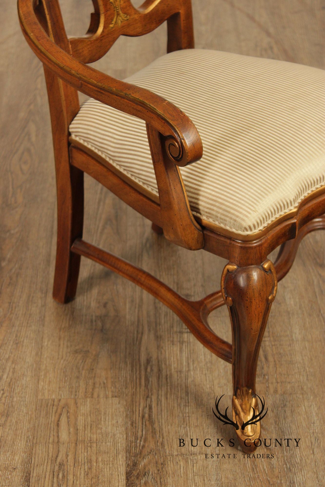 Drexel Heritage Italian Provincial Style Set of Six Dining Chairs