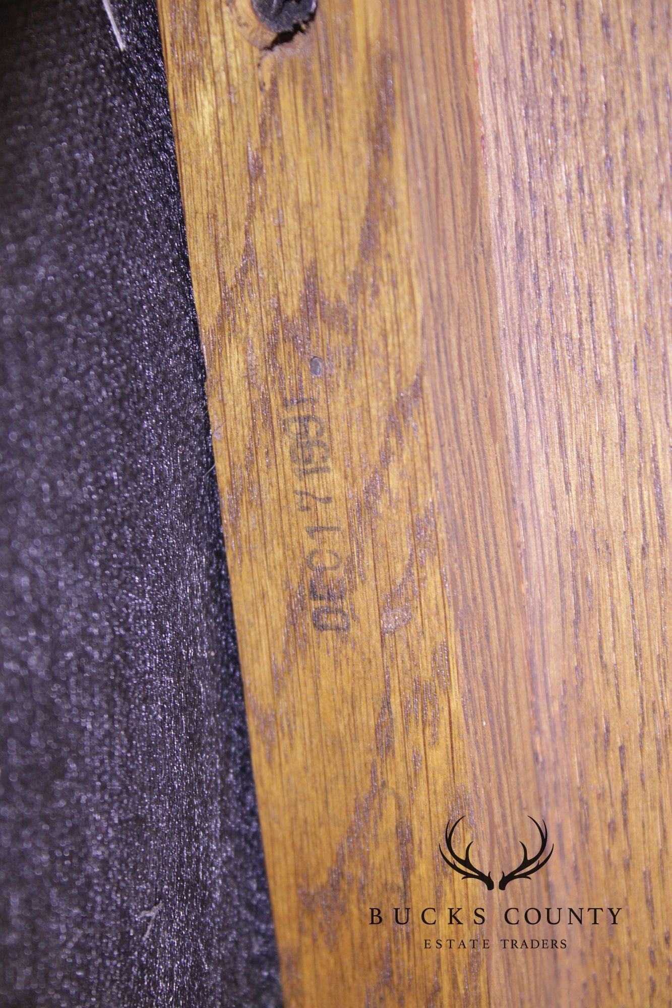 Stickley Mission Collection Oak And Custom Upholstery Bow Arm Morris Chair