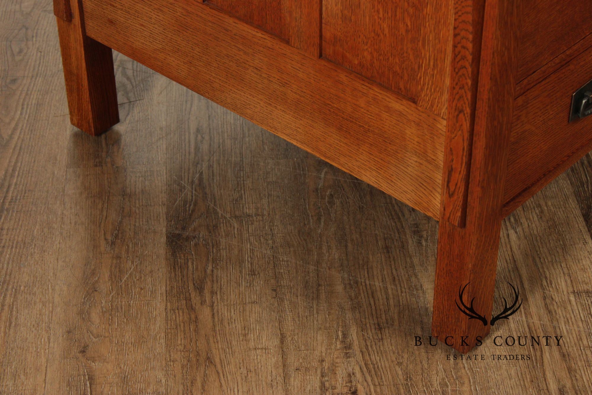 Stickley Mission Collection Oak Executive Desk