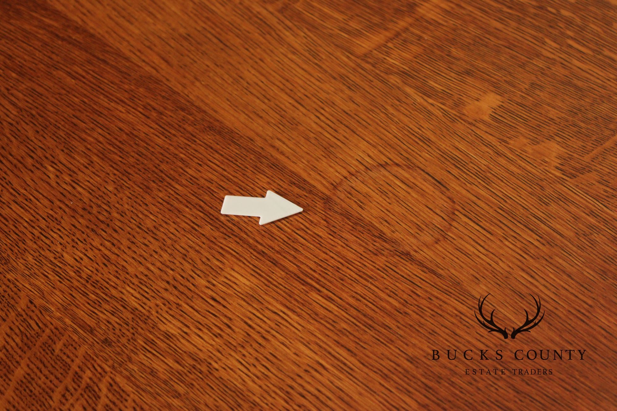 Stickley Mission Collection Oak Executive Desk
