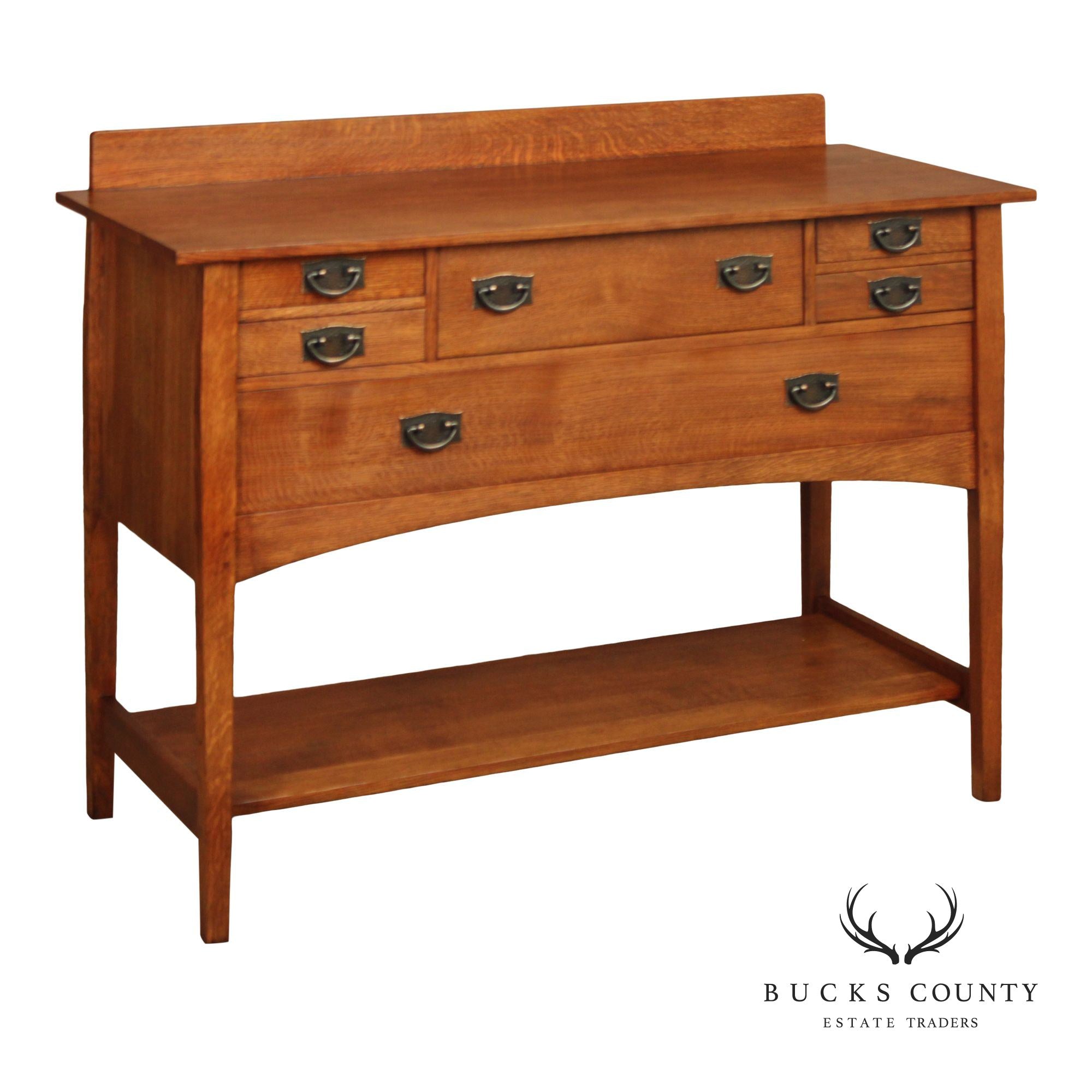 Stickley Mission Collection Harvey Ellis Oak Sideboard