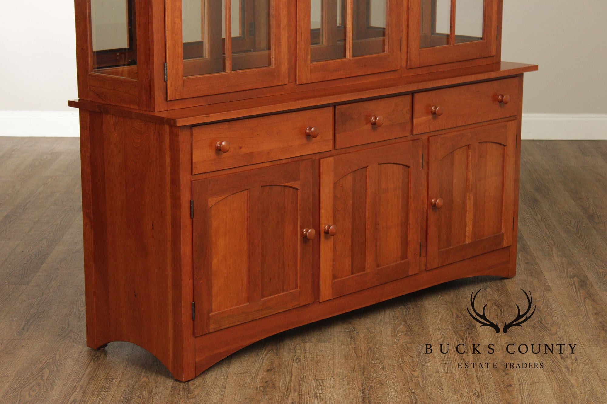 Pennsylvania House Arts & Crafts Style Cherry China Cabinet