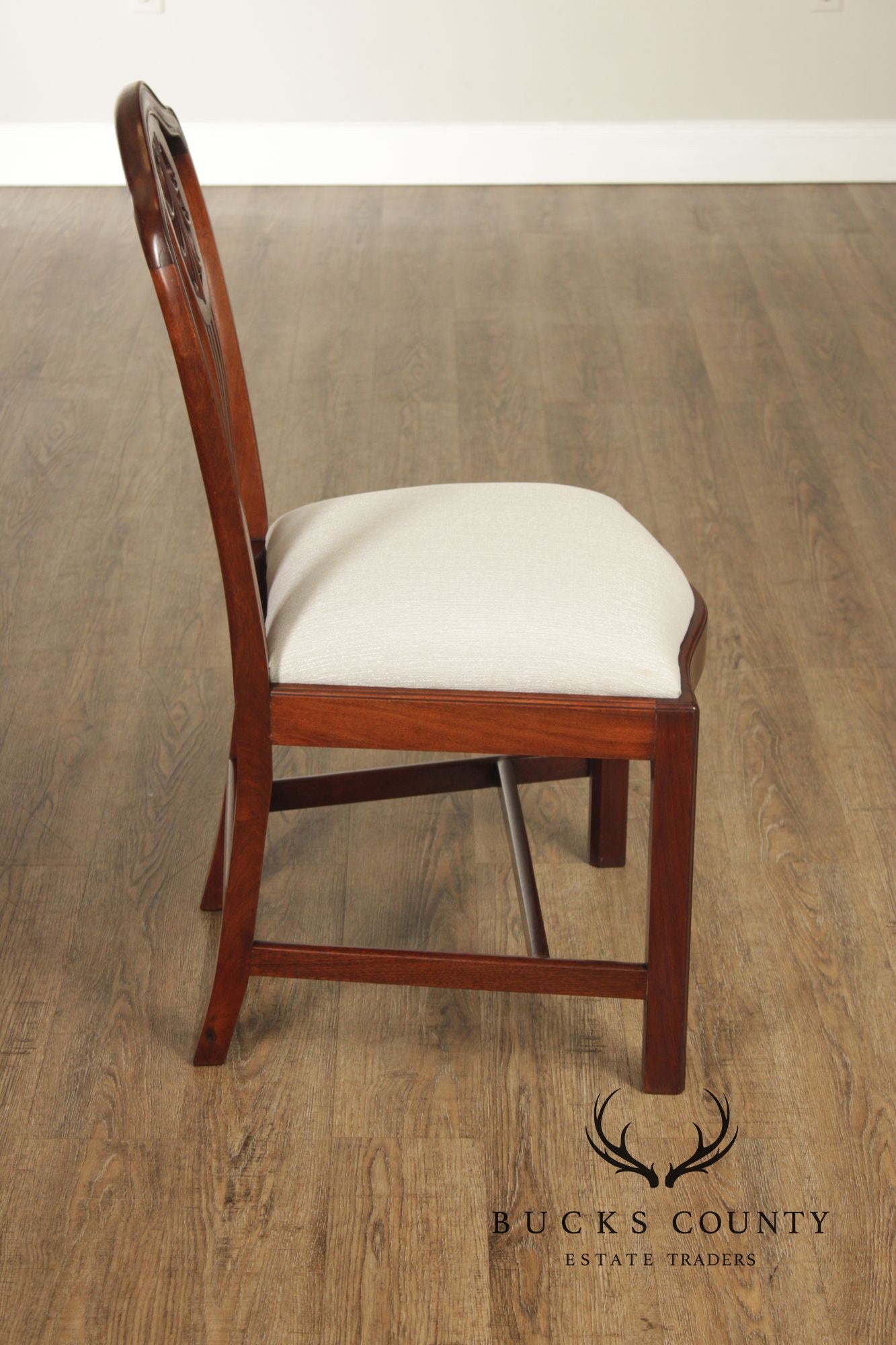 Georgian Style Antique Set of Twelve Mahogany Dining Chairs