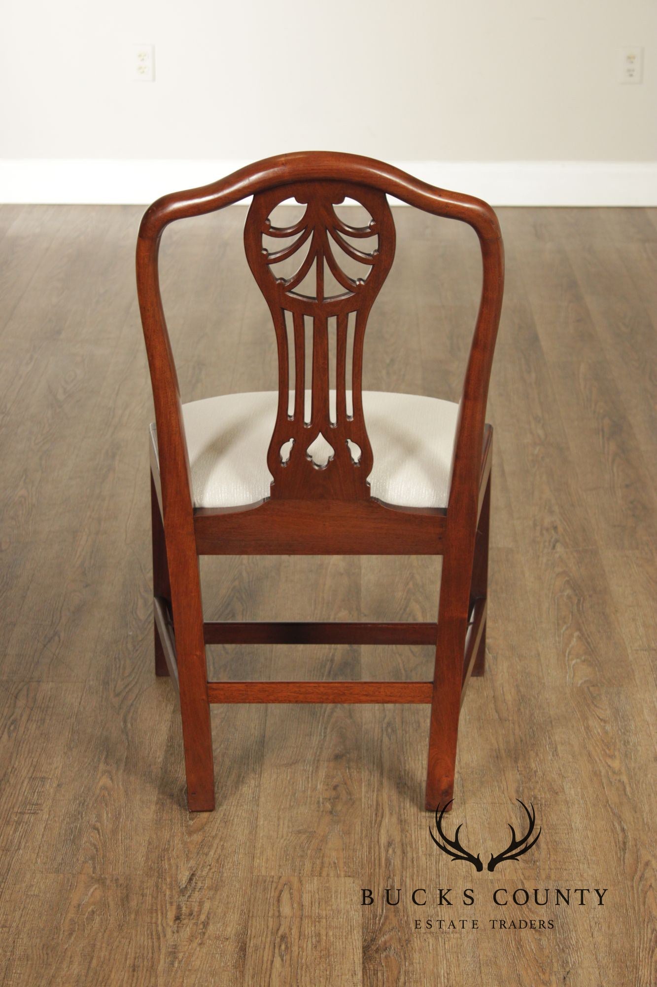 Georgian Style Antique Set of Twelve Mahogany Dining Chairs