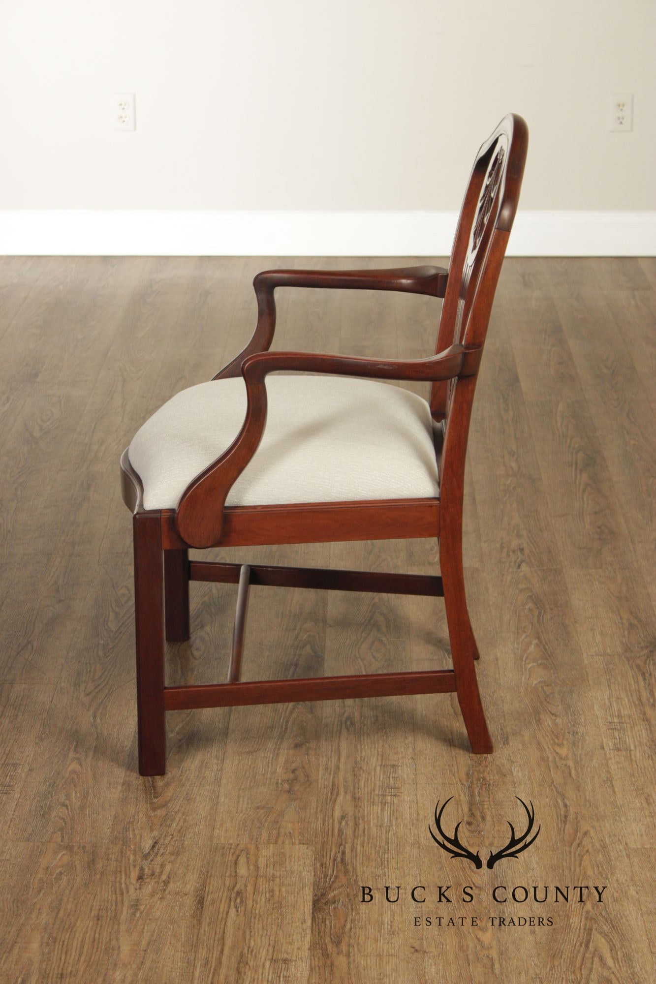 Georgian Style Antique Set of Twelve Mahogany Dining Chairs