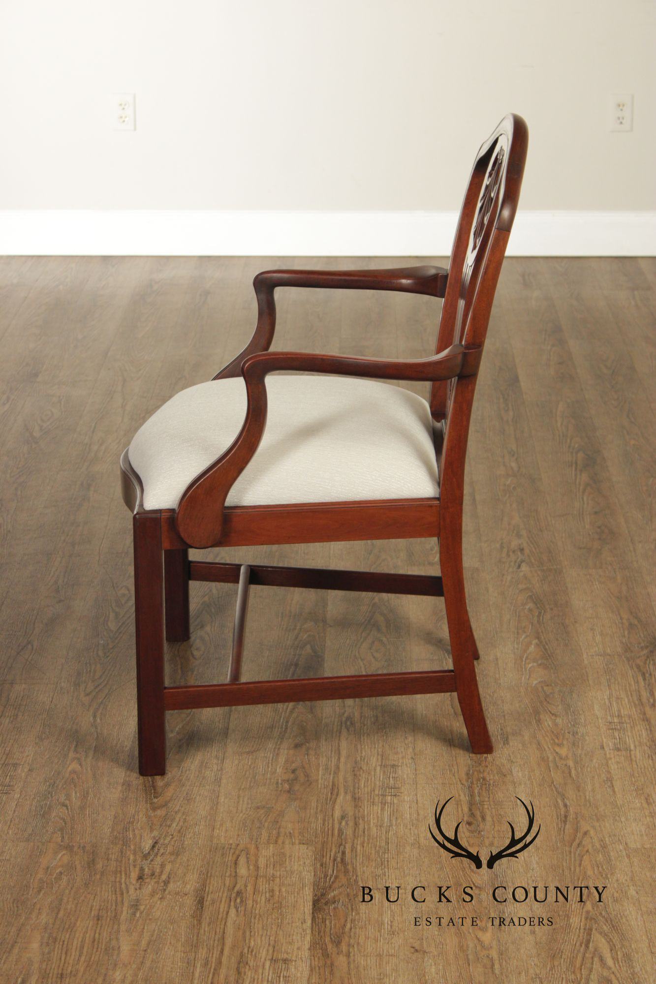 Georgian Style Antique Set of Twelve Mahogany Dining Chairs