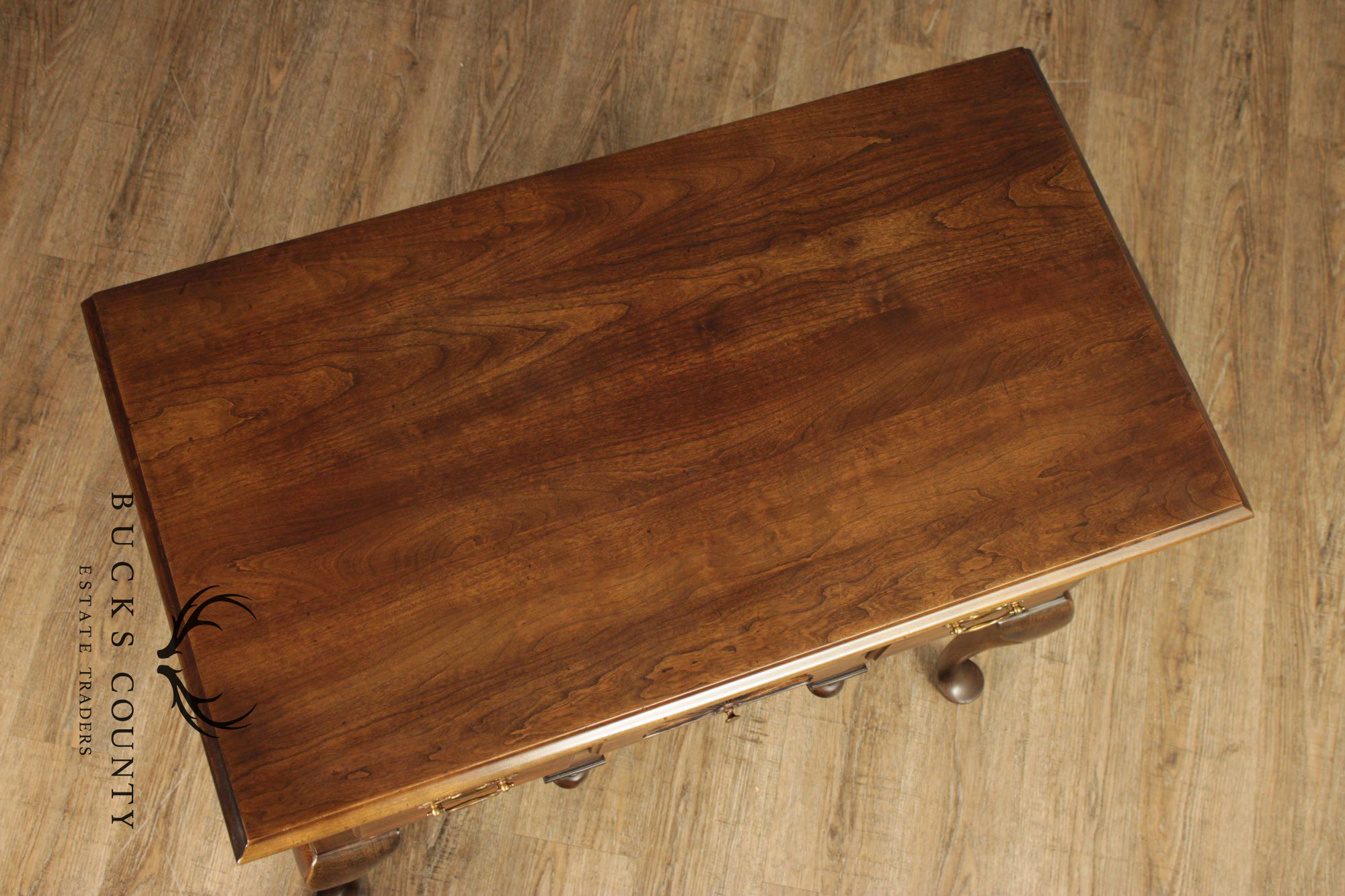 Statton Private Collection Queen Anne Style Cherry Lowboy