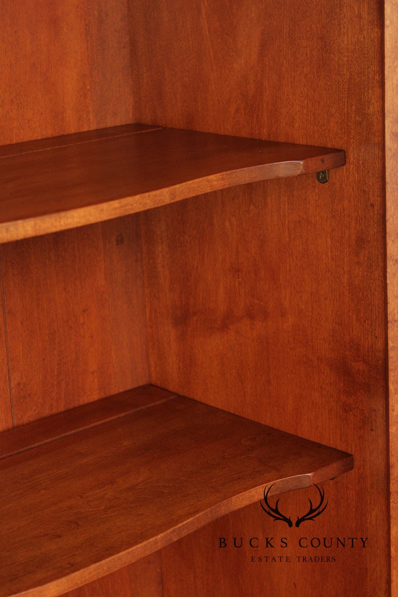 Statton Trutype Vintage Maple Secretary Desk Bookcase