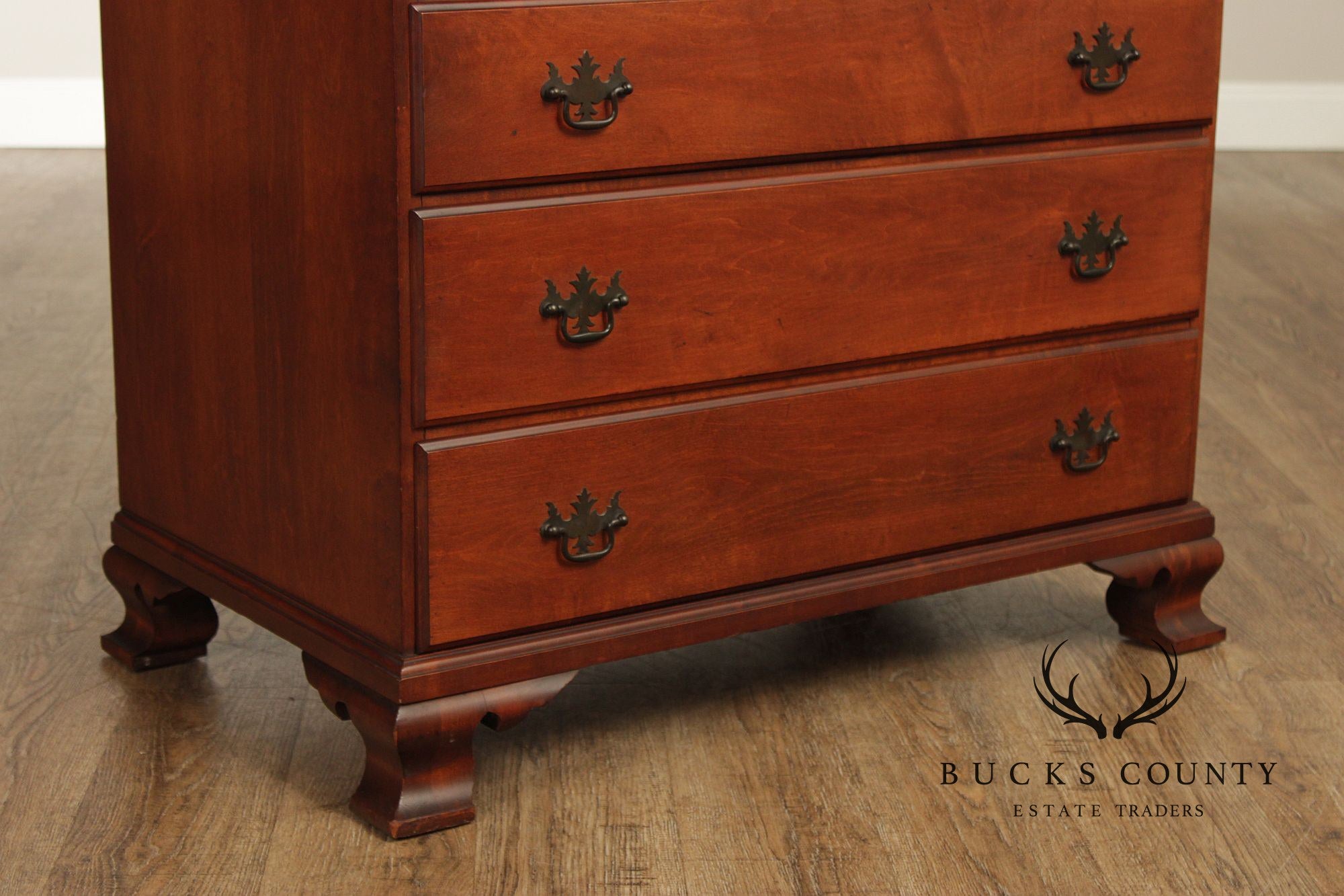 Statton Trutype Vintage Maple Secretary Desk Bookcase
