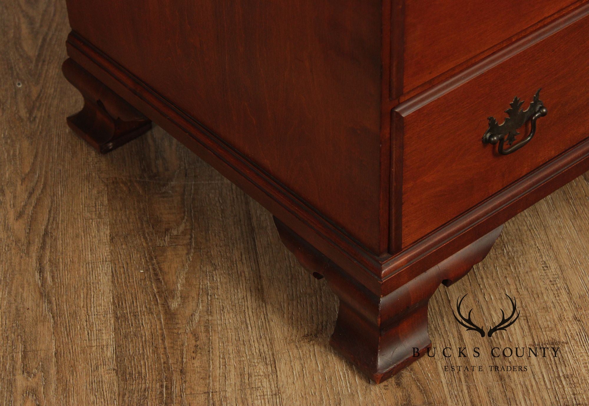 Statton Trutype Vintage Maple Secretary Desk Bookcase