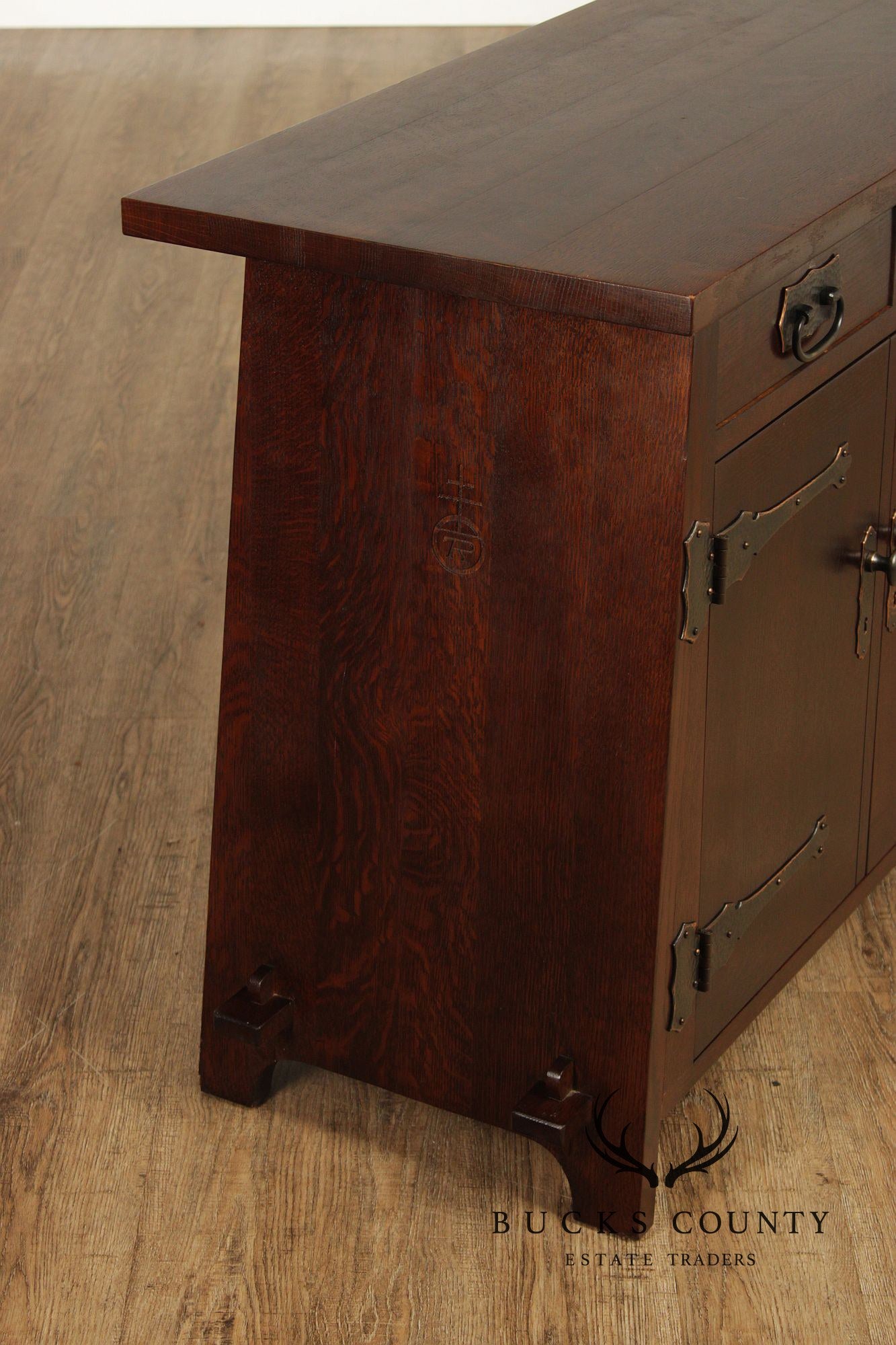 Stickley Roycroft Reissue Mission Oak Cellarette Cabinet