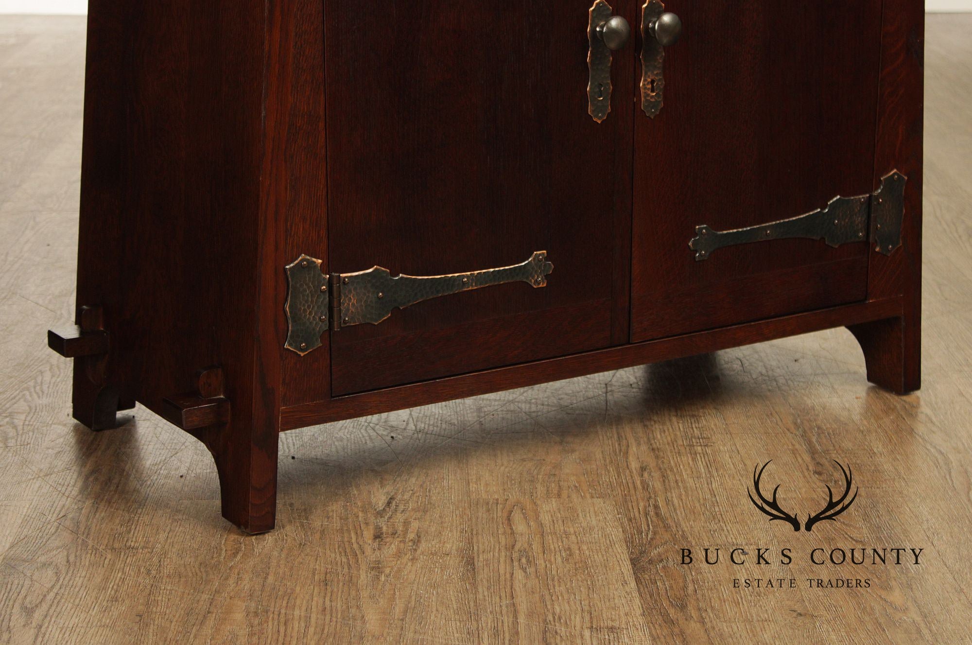 Stickley Roycroft Reissue Mission Oak Cellarette Cabinet