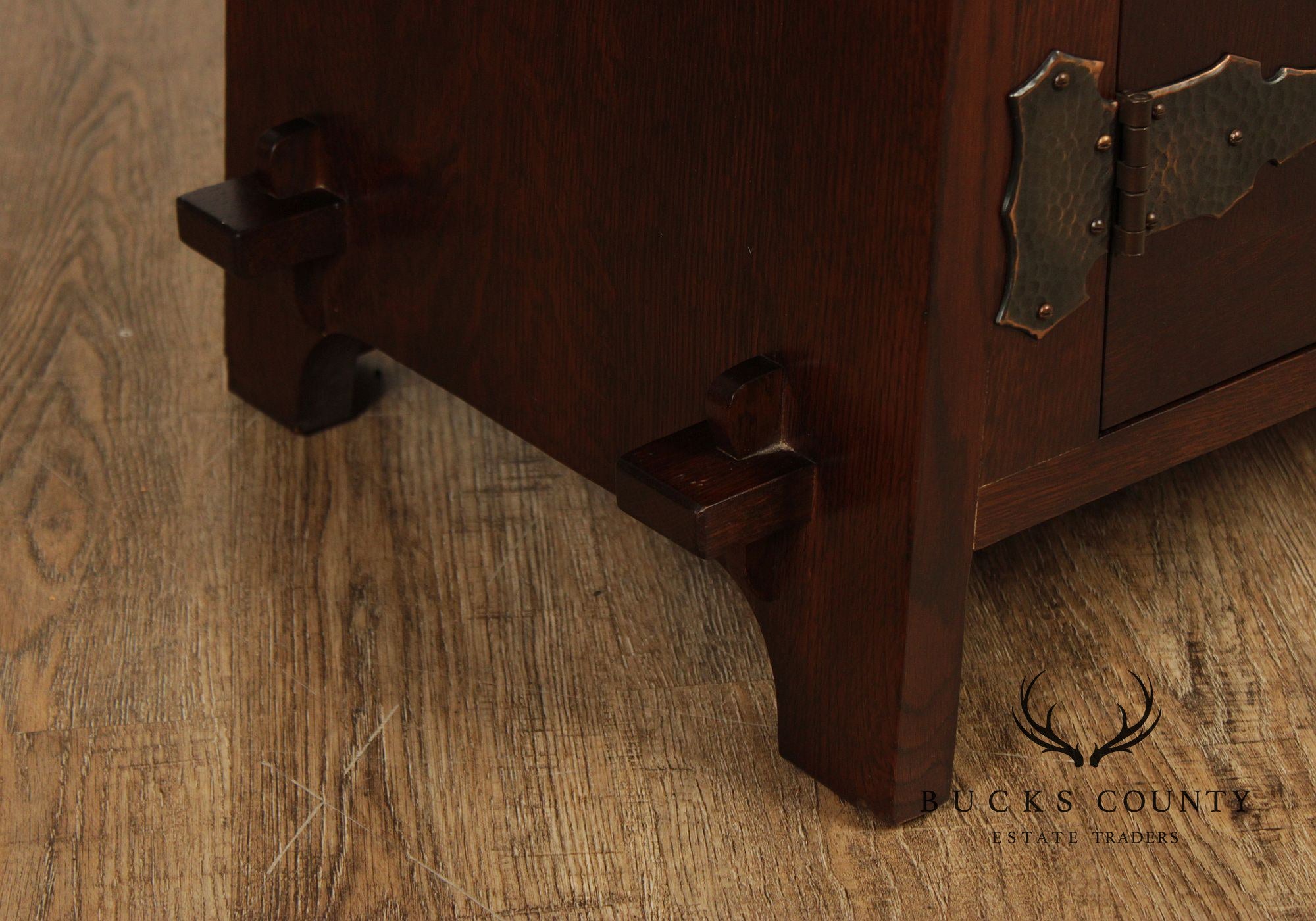 Stickley Roycroft Reissue Mission Oak Cellarette Cabinet