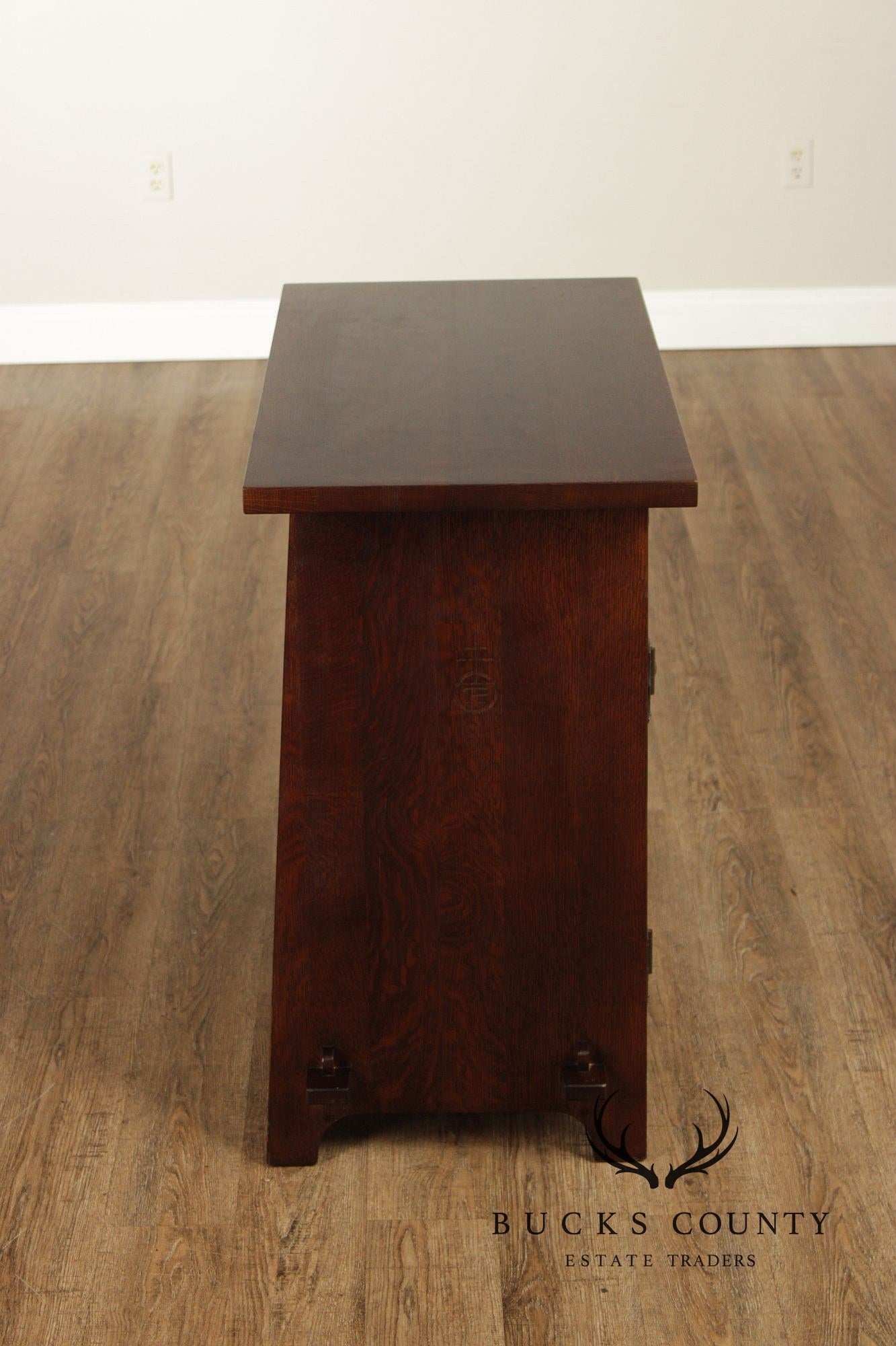Stickley Roycroft Reissue Mission Oak Cellarette Cabinet