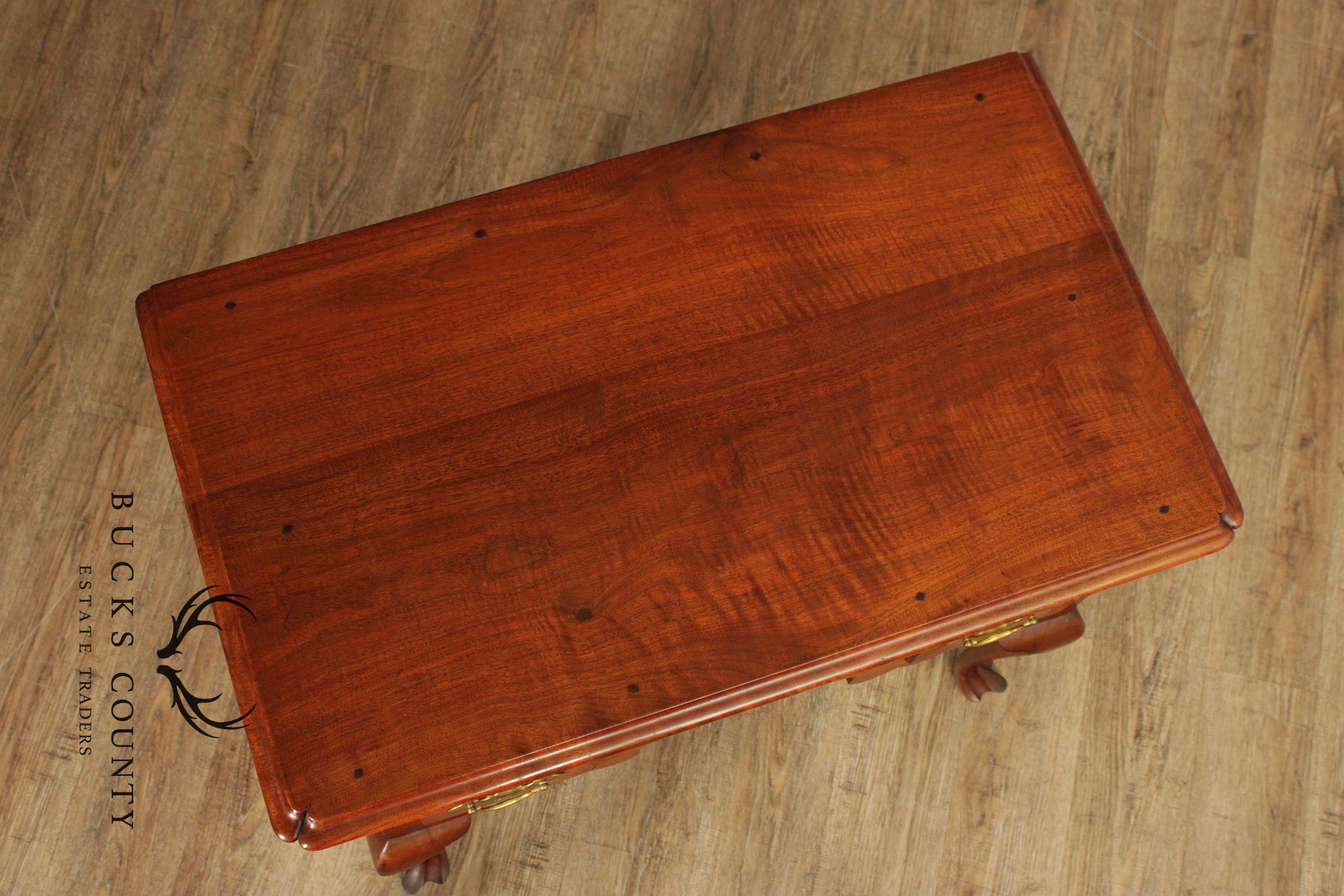 Robert Whitley Custom Queen Anne Style Walnut Lowboy