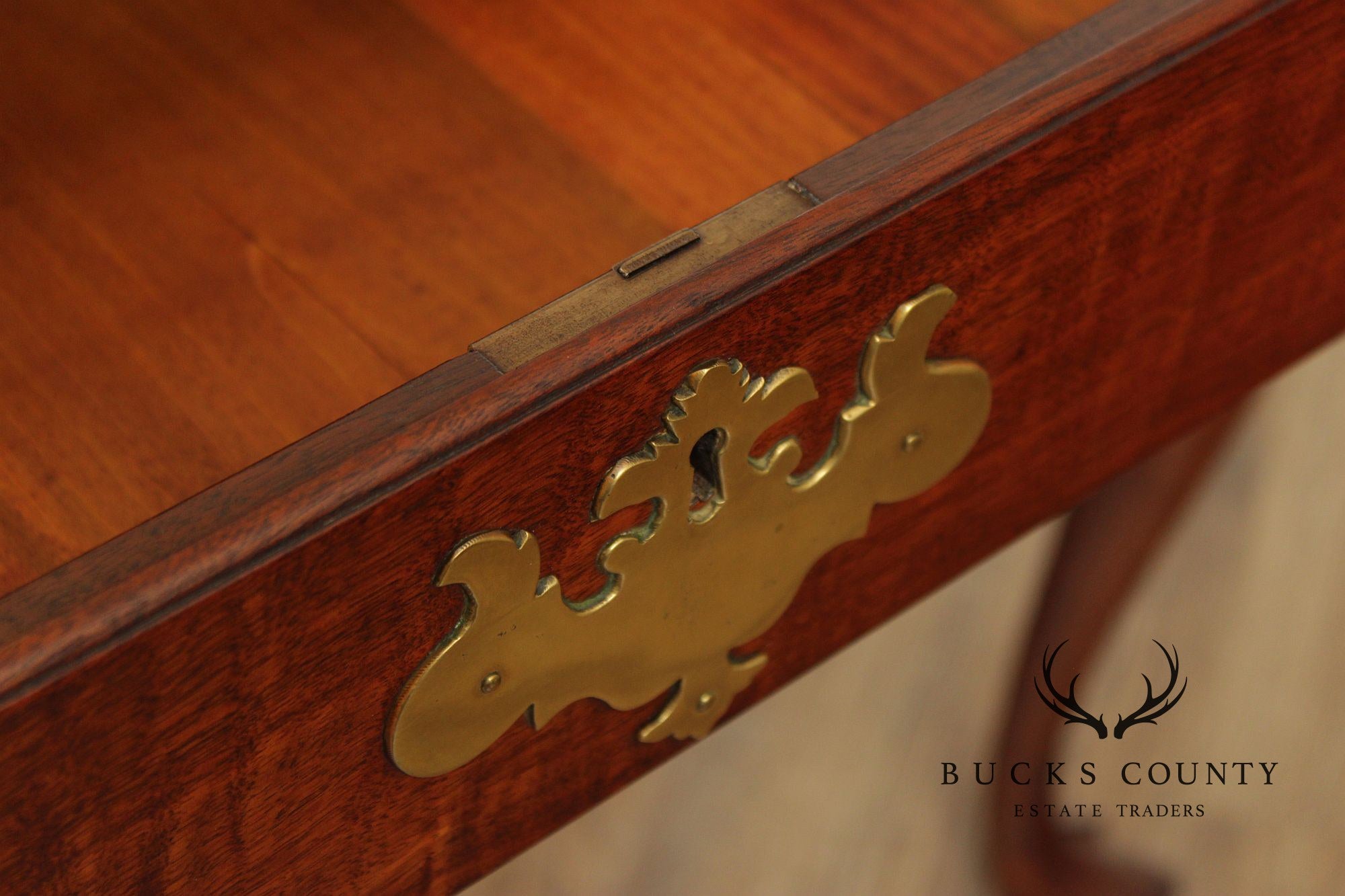 Robert Whitley Custom Queen Anne Style Walnut Lowboy