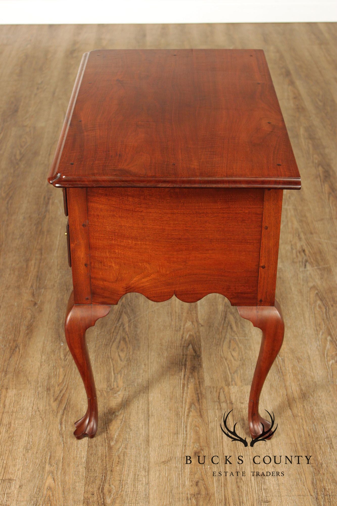 Robert Whitley Custom Queen Anne Style Walnut Lowboy