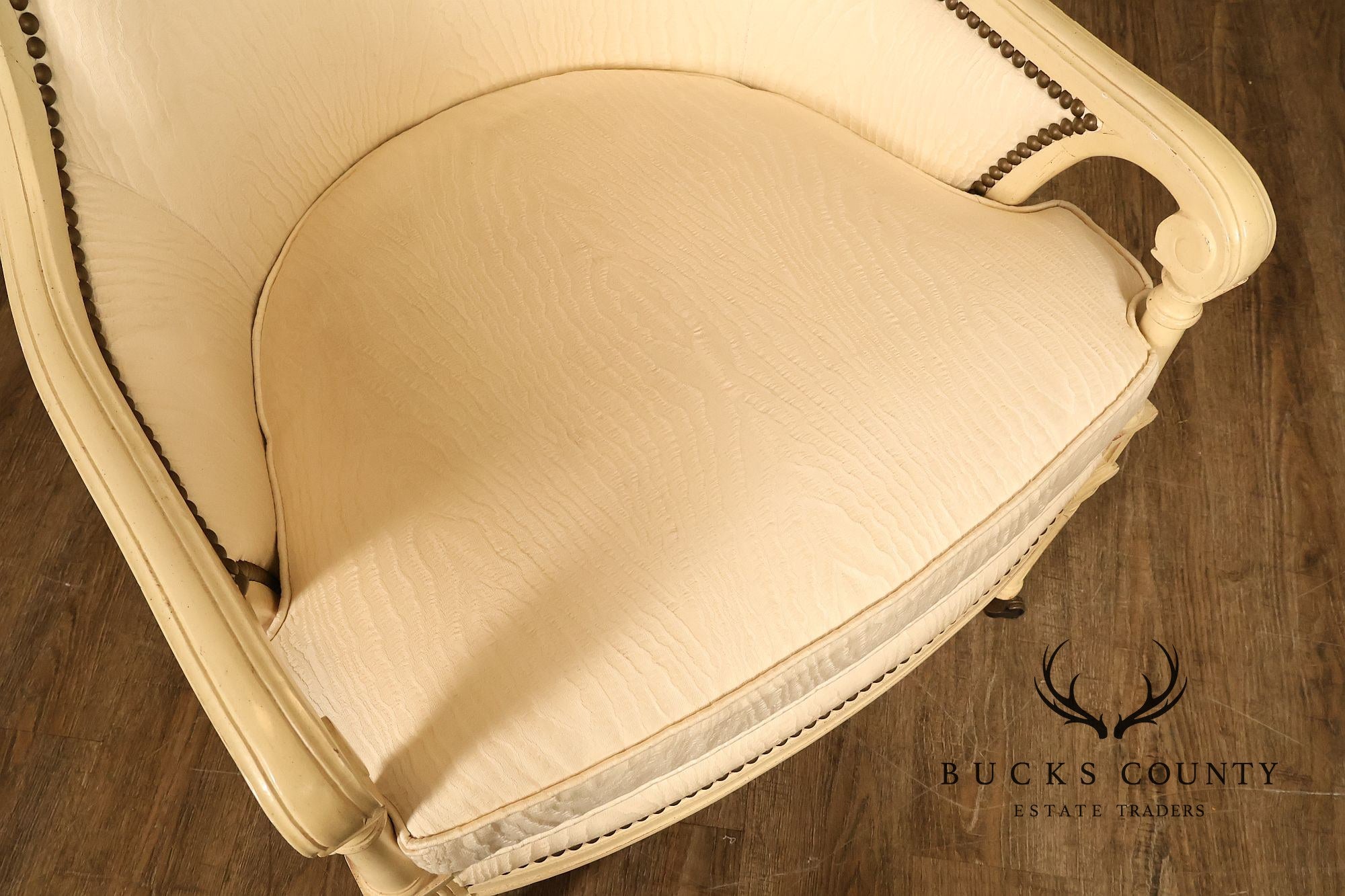 Henredon French Directoire Style Painted Armchair