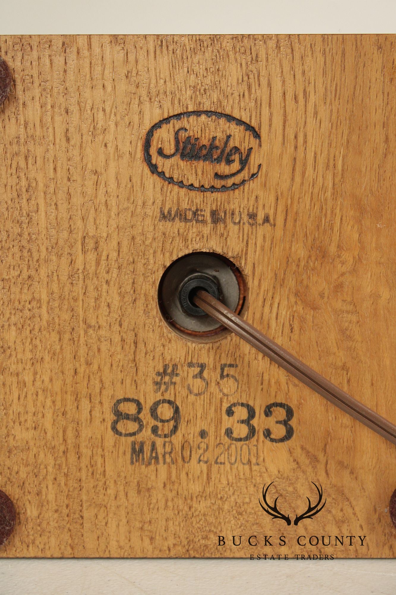 Stickley Mission Collection Oak Square Base Table Lamp