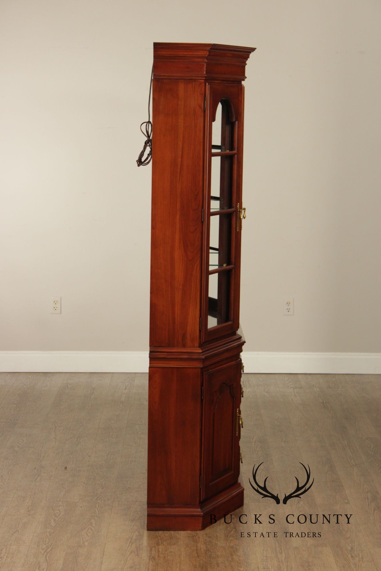Harden Georgian Style Cherry China Cabinet