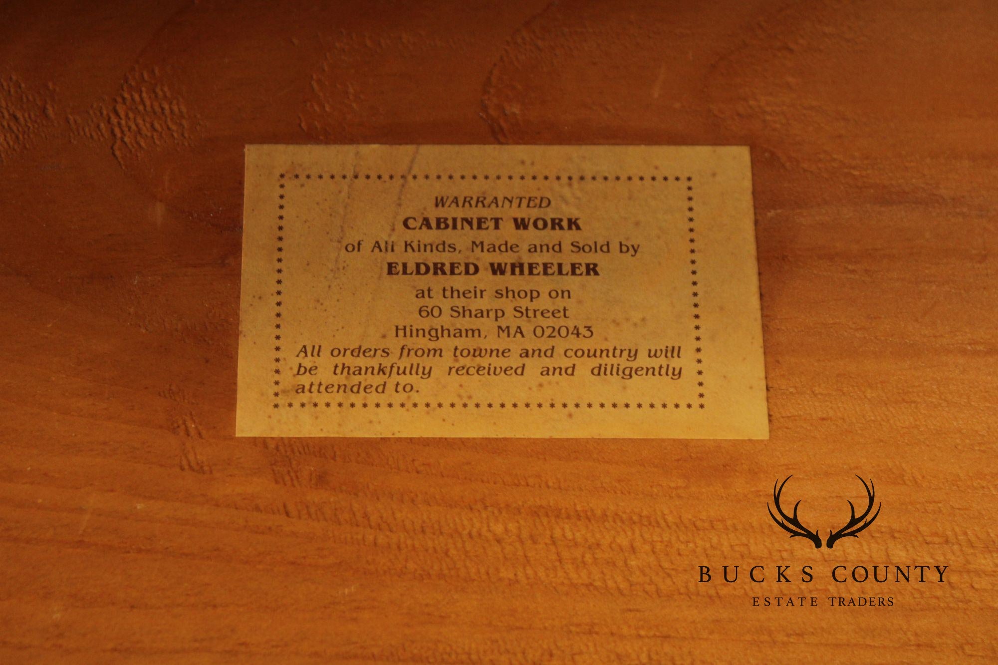 Eldred Wheeler Tiger Maple Chippendale Style Slant Front Desk