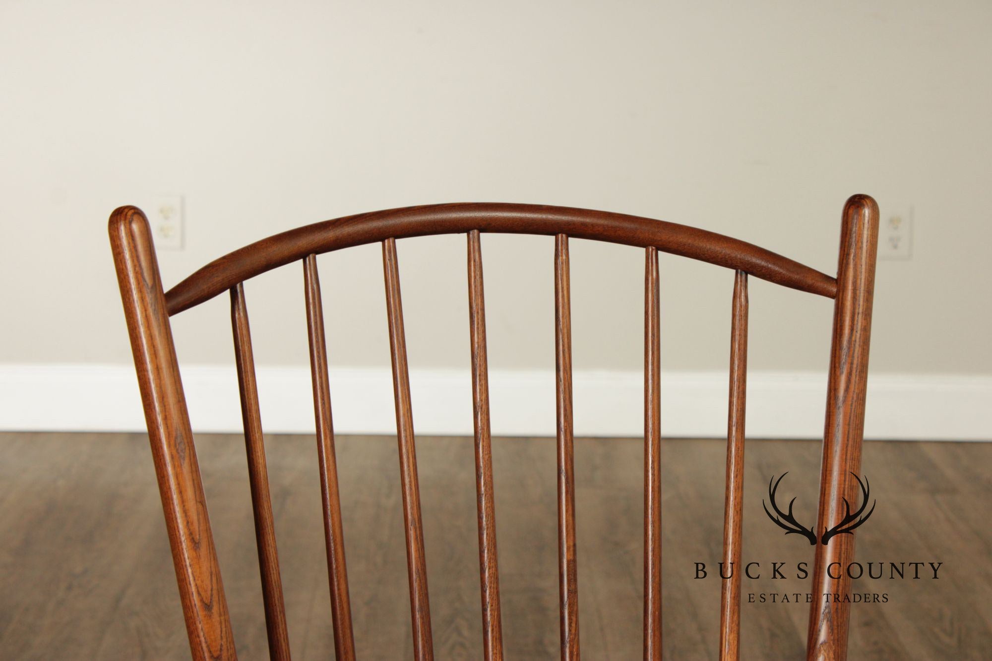 S. Bent Bros. Pair of Oak Windsor Side Chairs