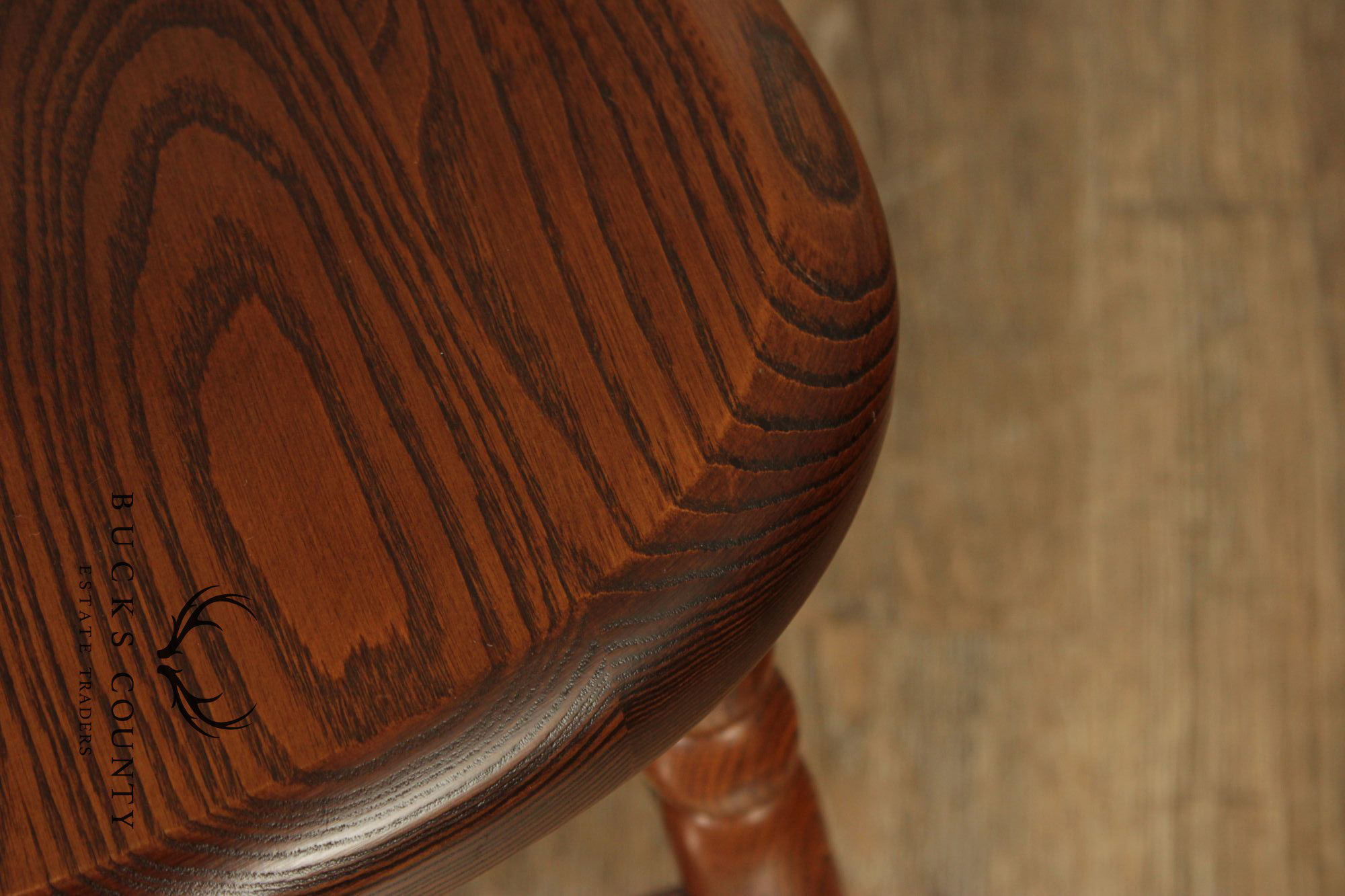 S. Bent Bros. Pair of Oak Windsor Side Chairs