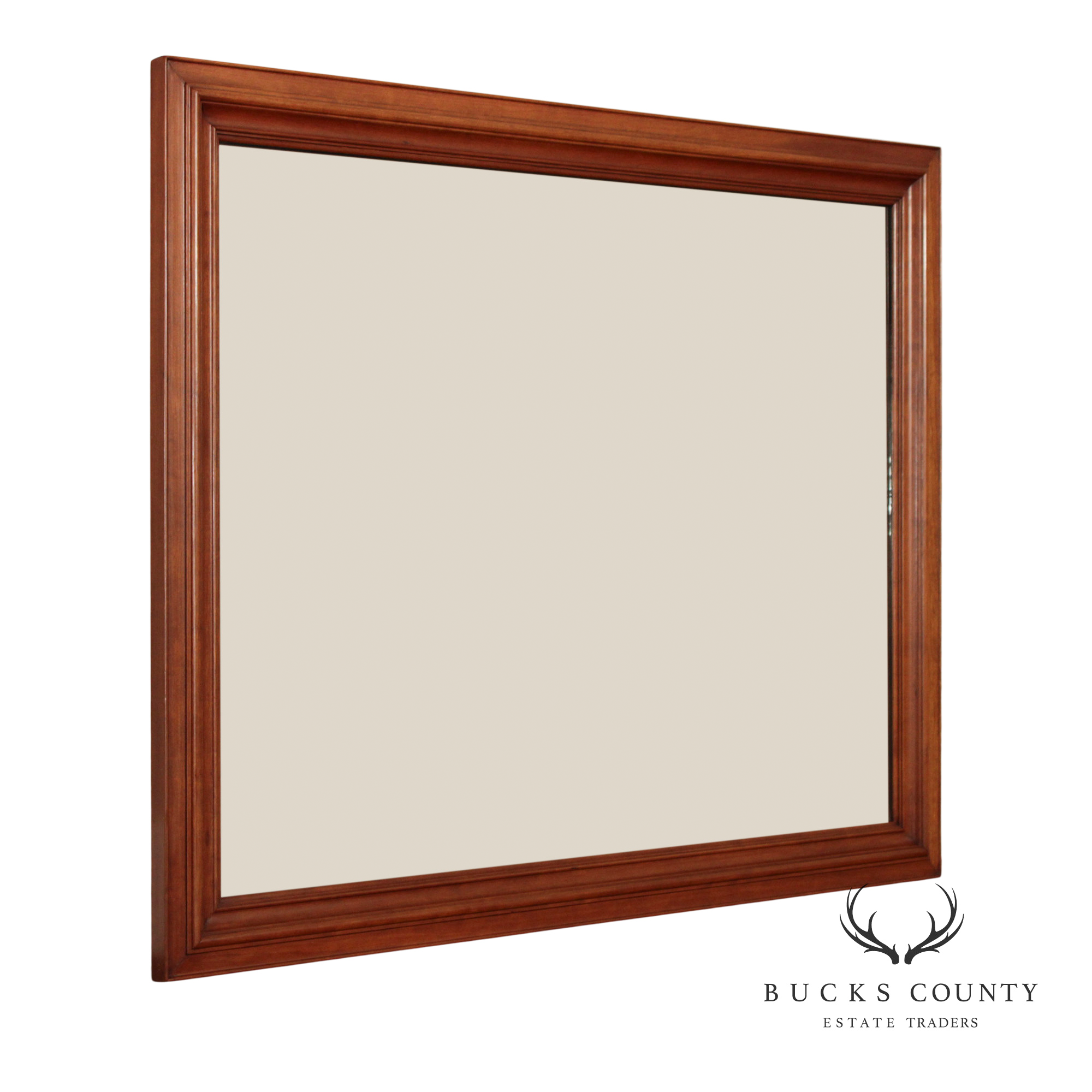 Kling Furniture Vintage Cherry Frame Rectangular Wall Mirror