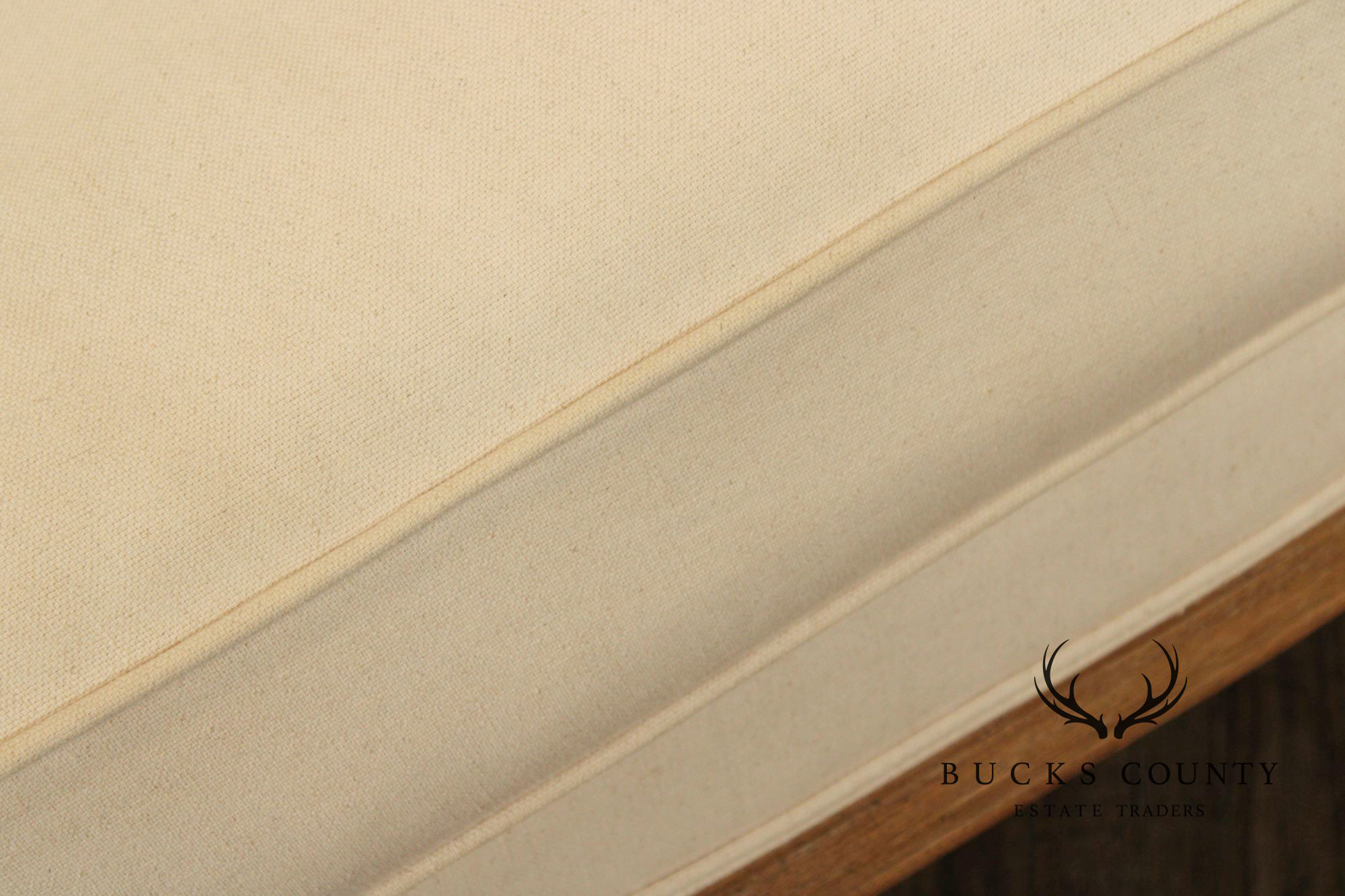 Ballard Designs French Louis XV Style Carved Frame Upholstered Sofa