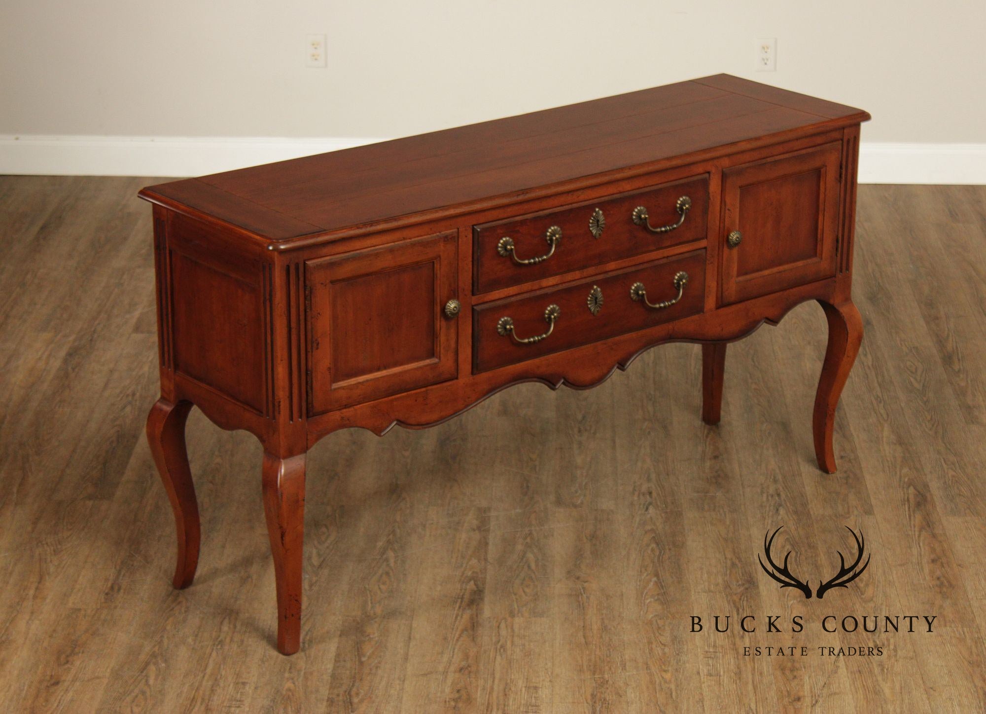 Hickory White French Country Style Cherry Sideboard
