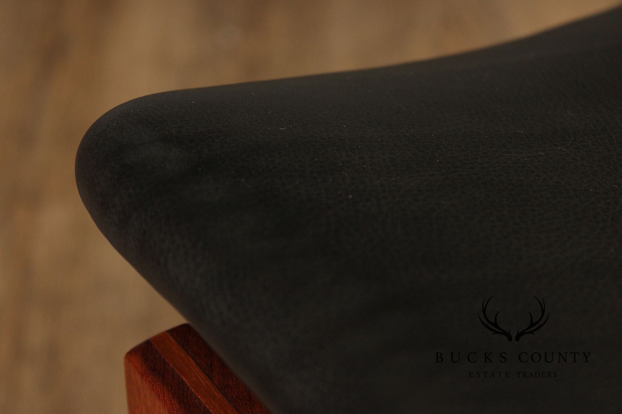 Mid Century Danish Teak Floating Seat Stool By Inger Klingenberg For France & Søn