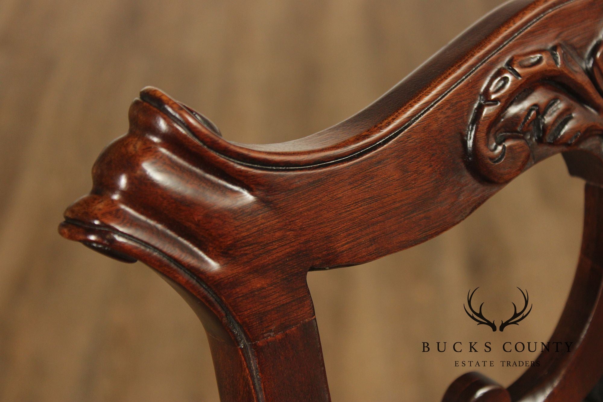 Pennsylvania Classics Set Of Four Chippendale Style Mahogany Dining Chairs