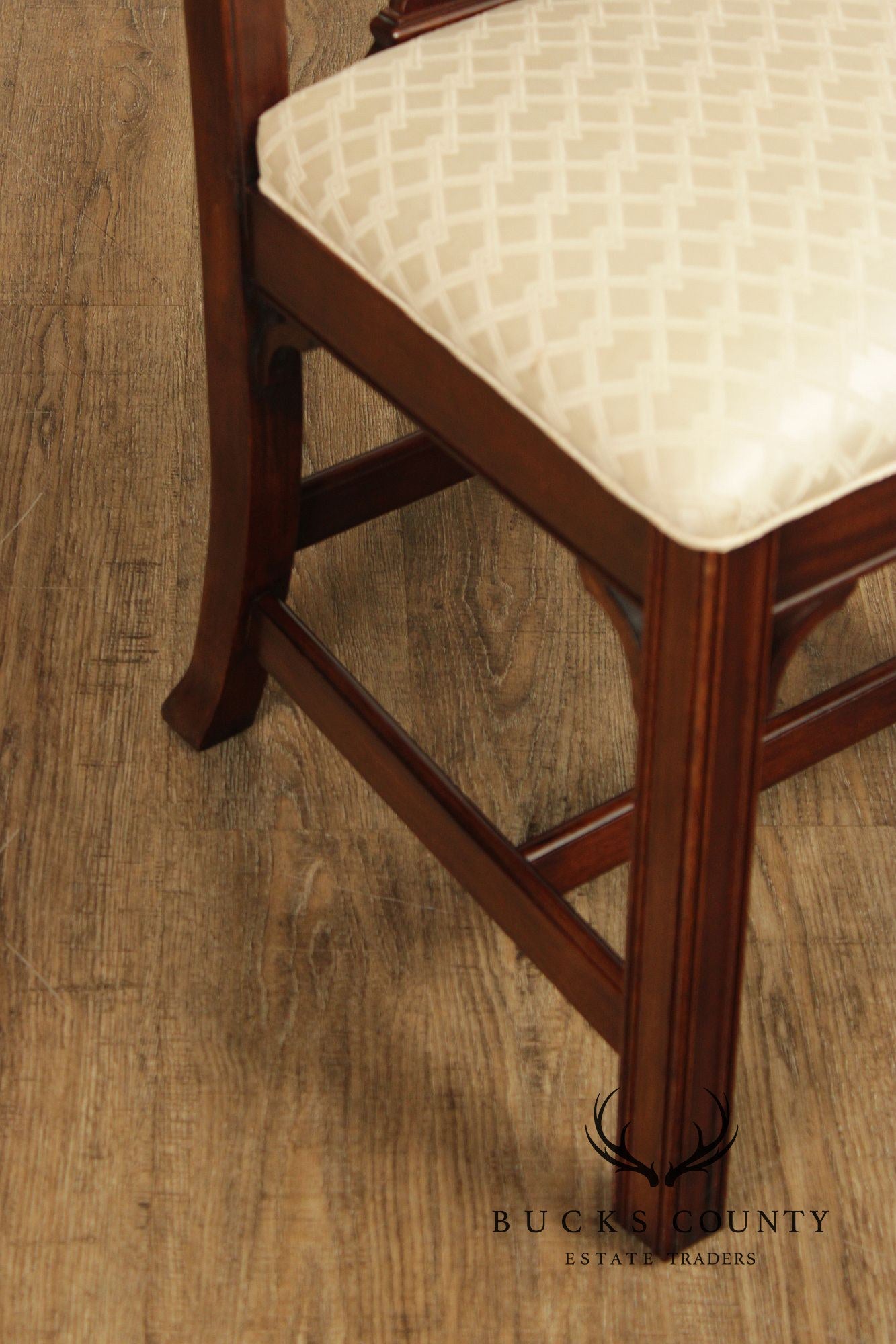 Pennsylvania Classics Set Of Four Chippendale Style Mahogany Dining Chairs