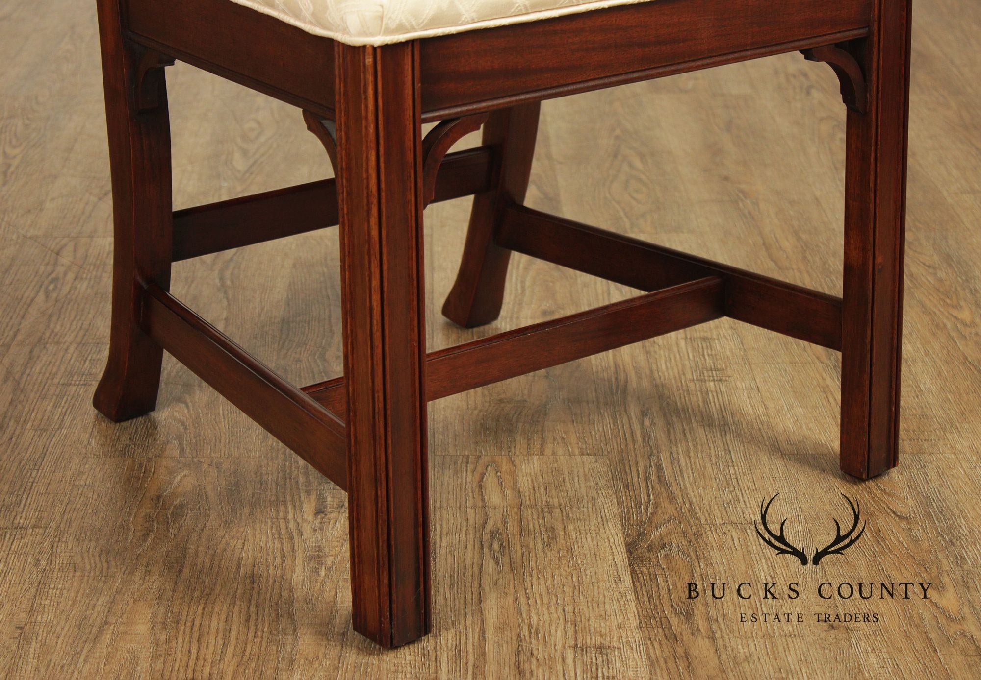 Pennsylvania Classics Set Of Four Chippendale Style Mahogany Dining Chairs