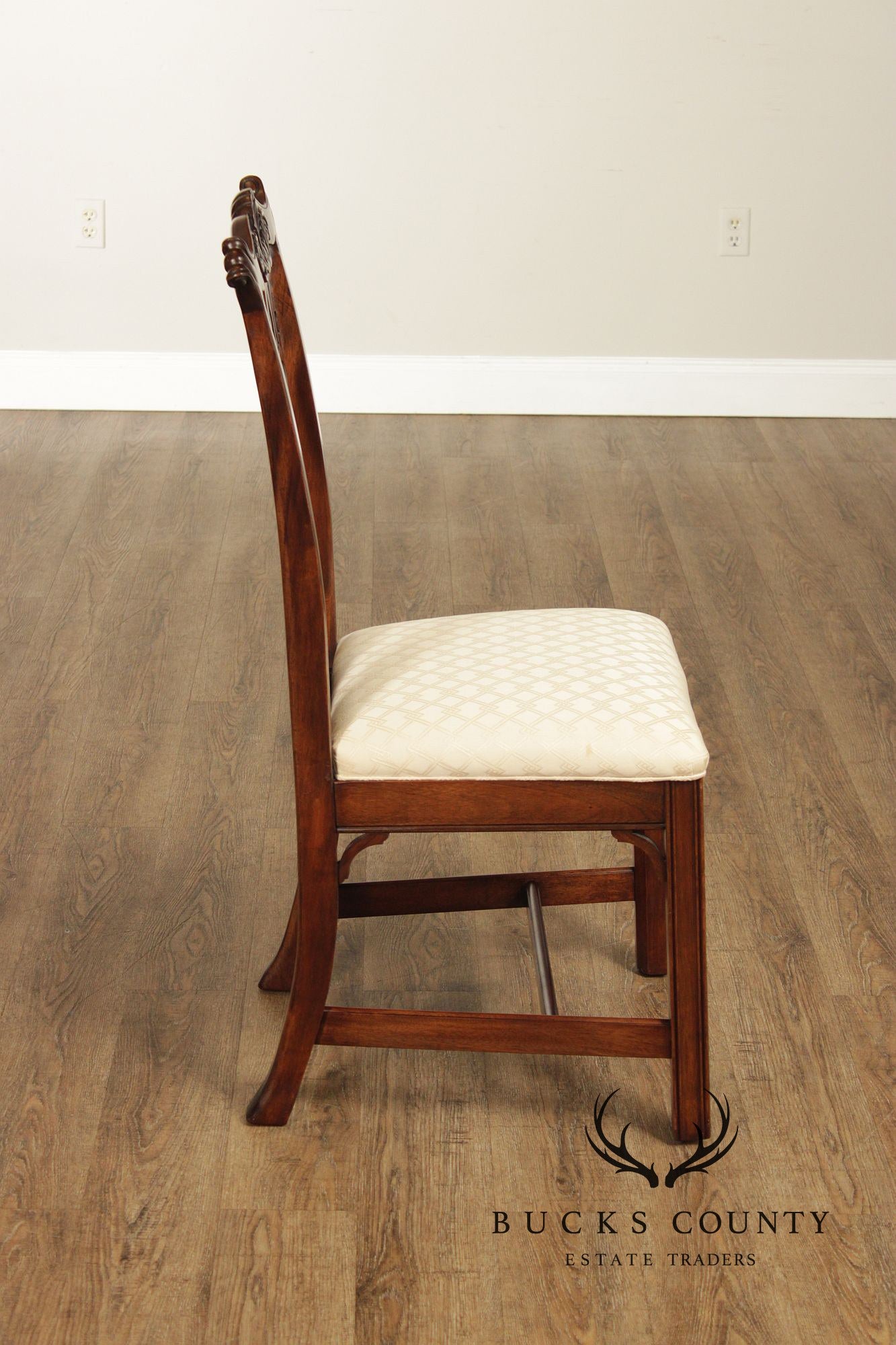 Pennsylvania Classics Set Of Four Chippendale Style Mahogany Dining Chairs