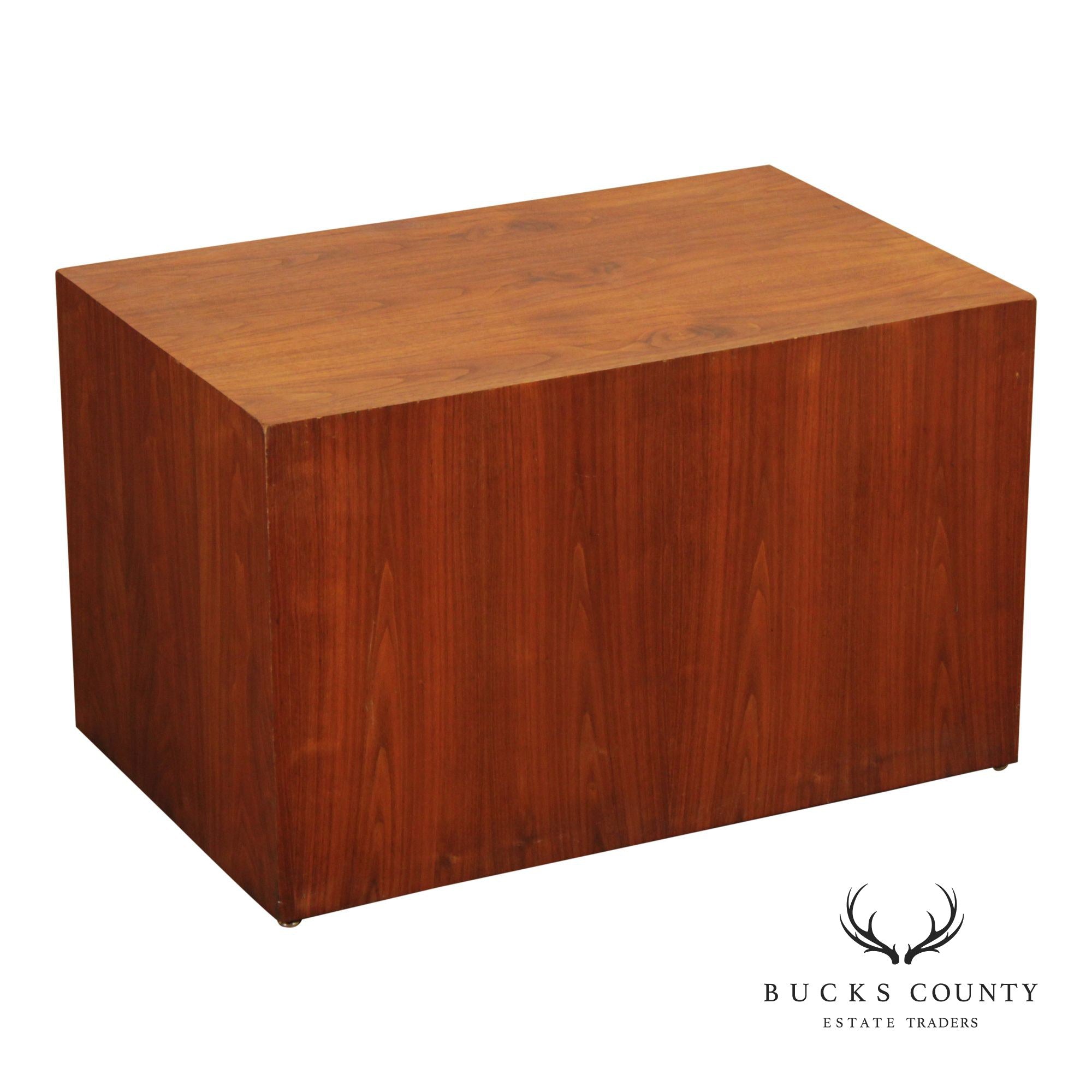 Mid-Century Modern Walnut Rectangular Coffee Table