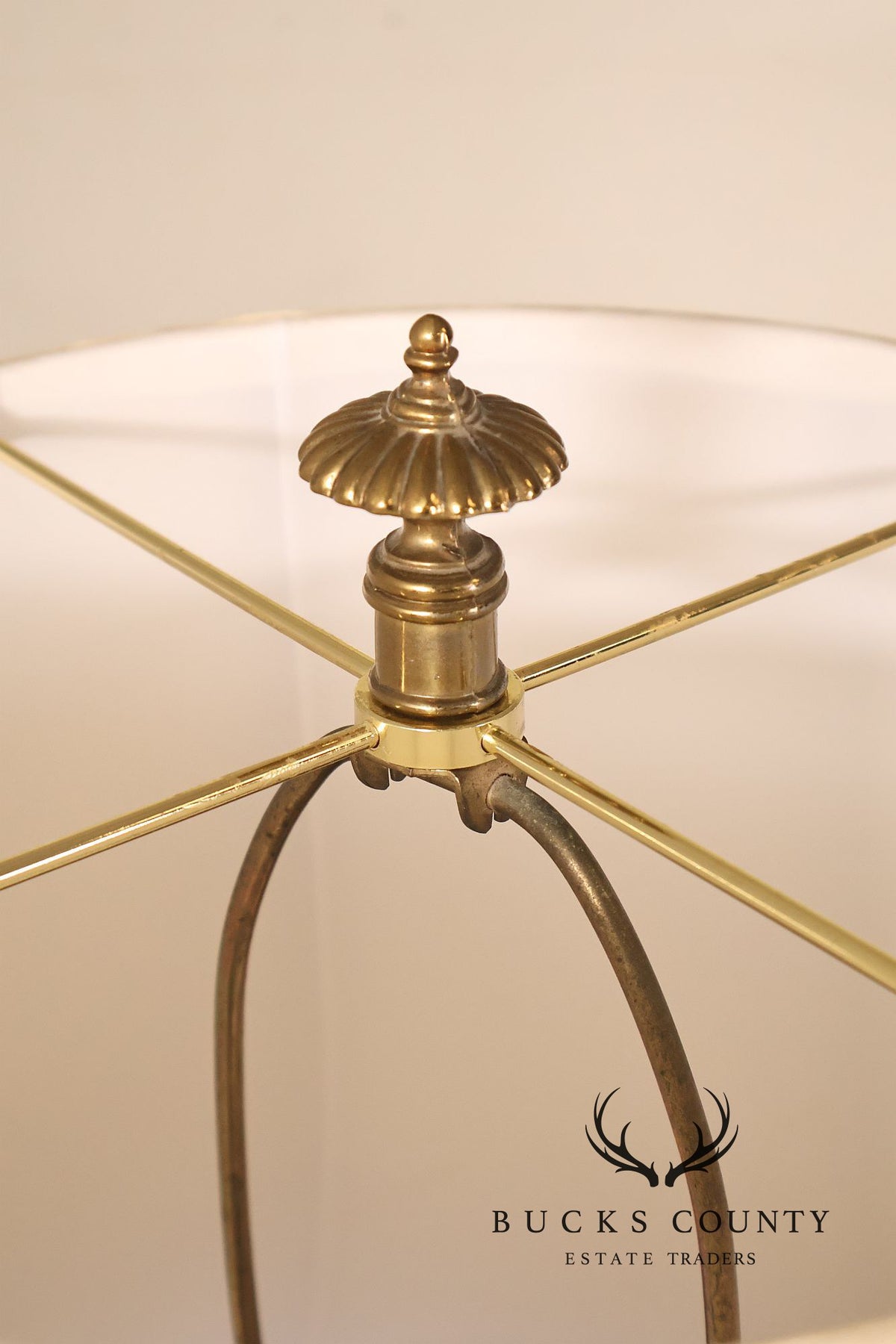 Stiffel Vintage Pair of Brass Baluster Table Lamps