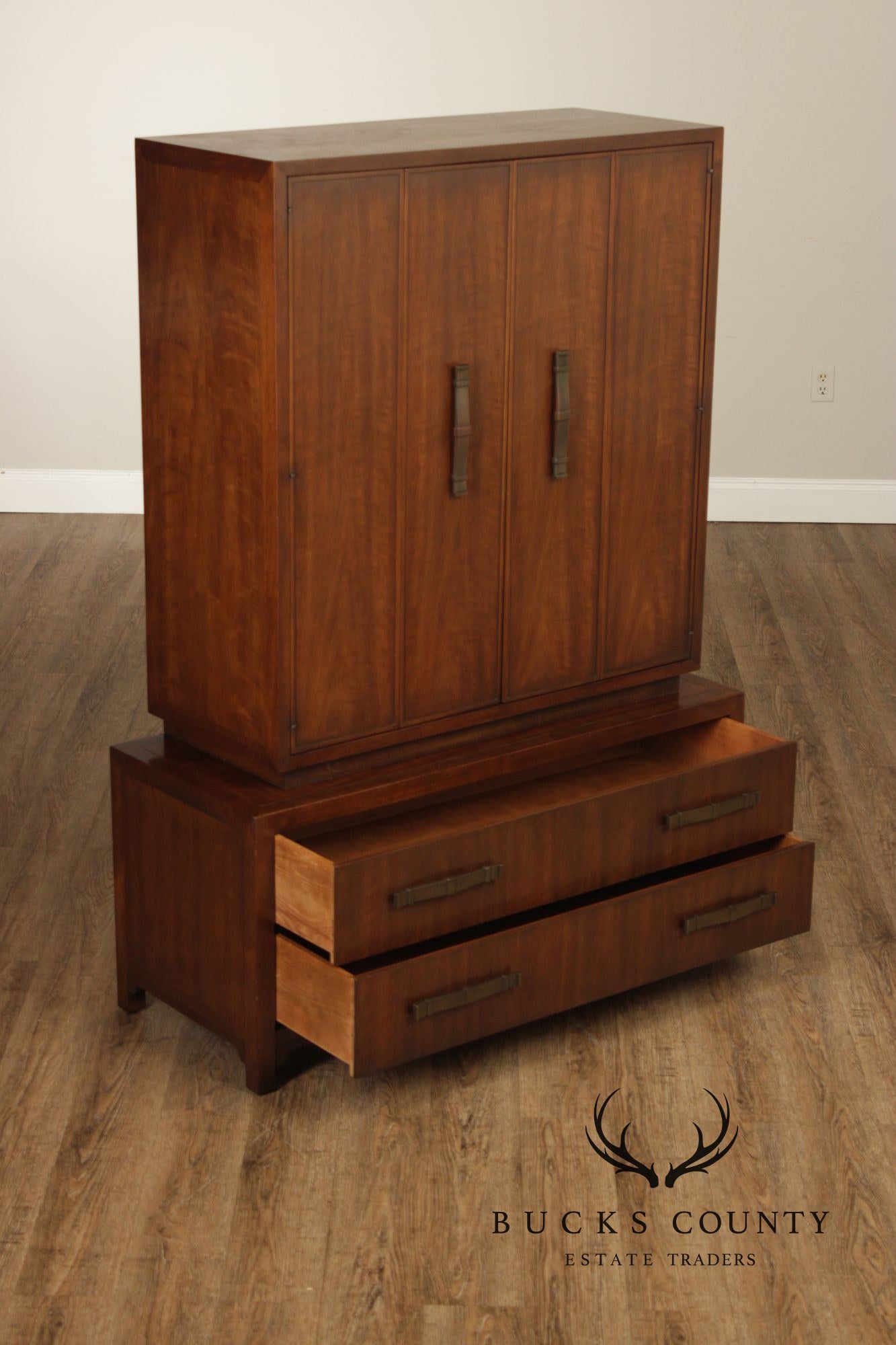 Heritage Mid-Century Modern Walnut Gentleman's Chest
