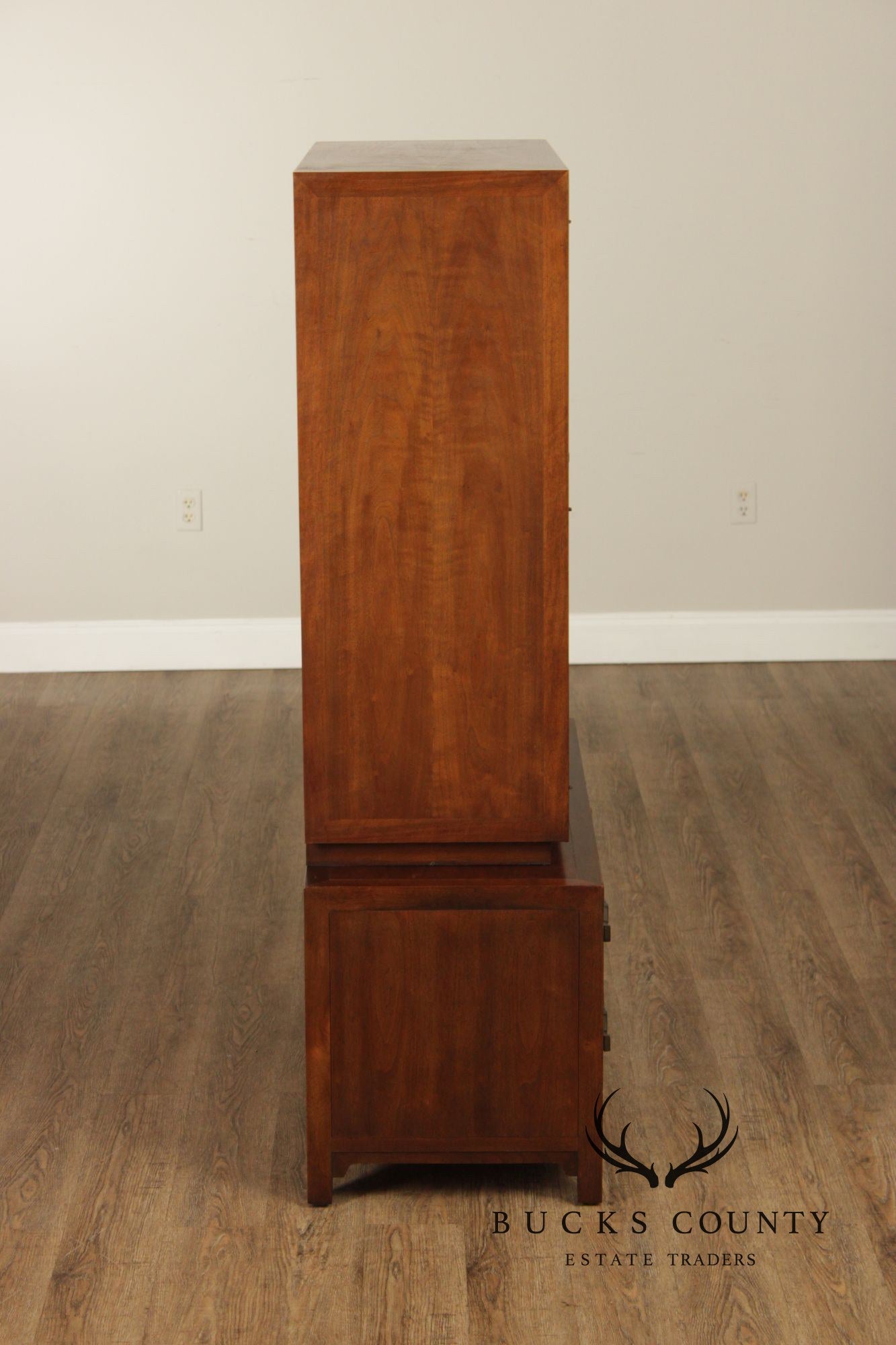 Heritage Mid-Century Modern Walnut Gentleman's Chest