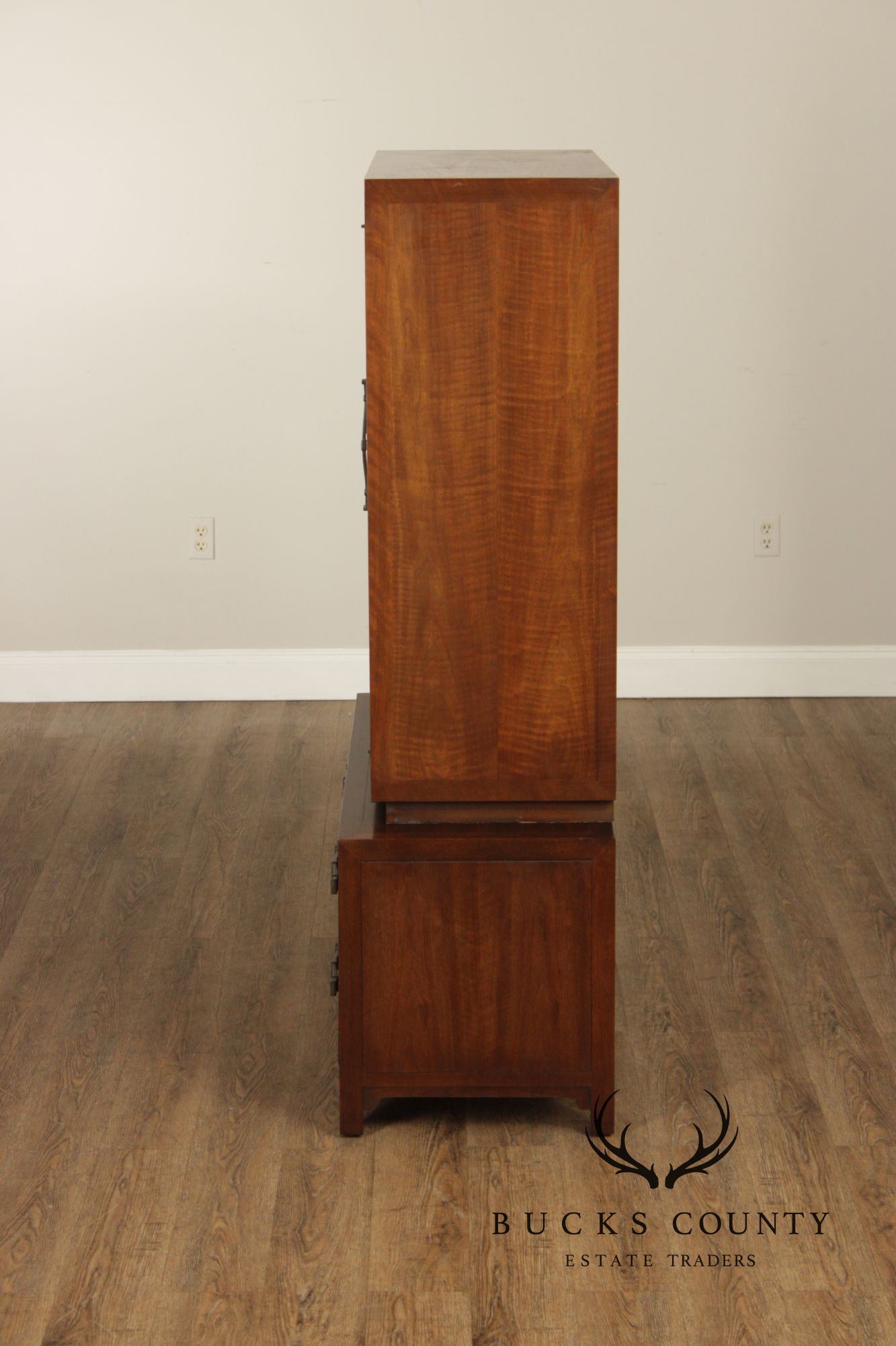 Heritage Mid-Century Modern Walnut Gentleman's Chest