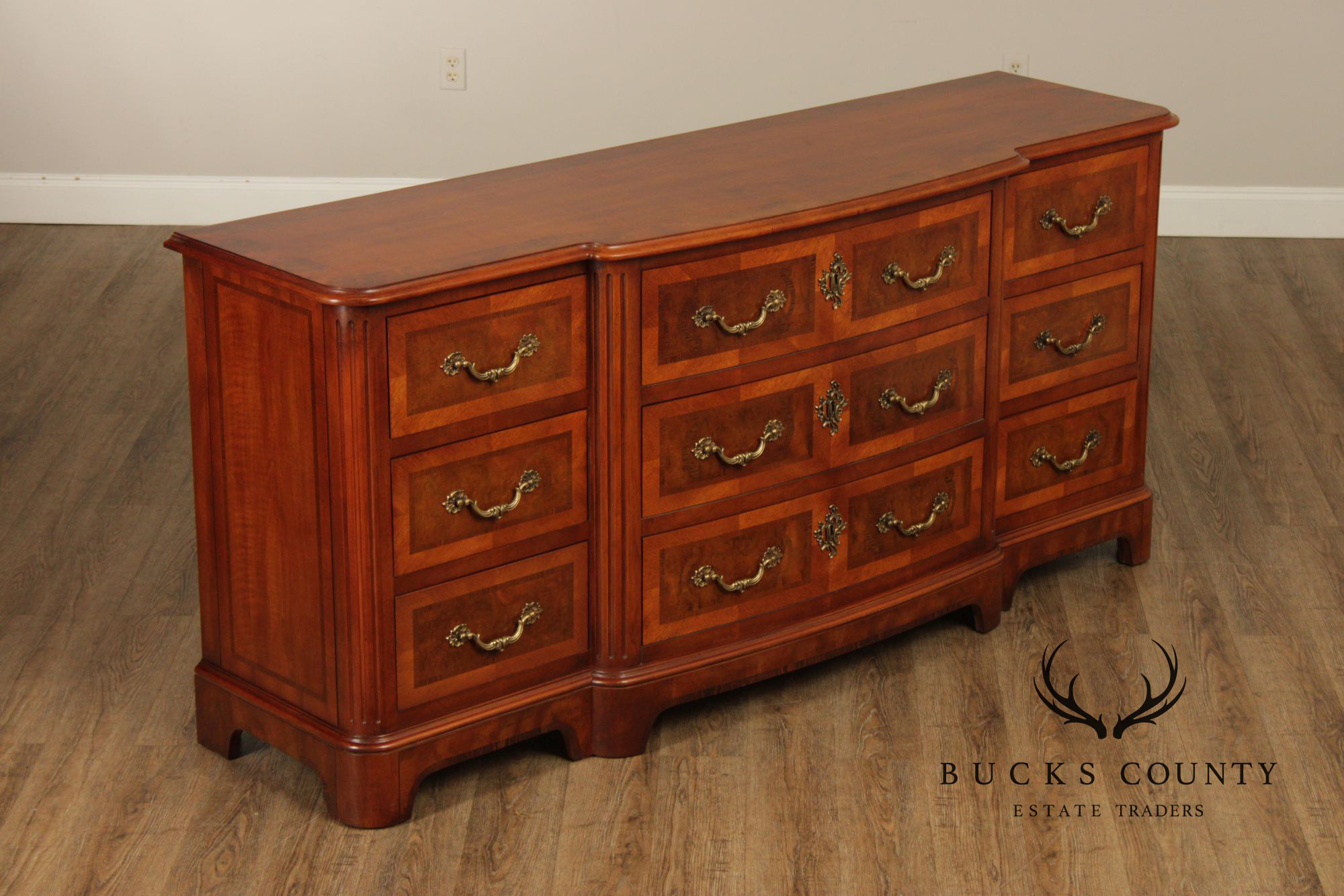 Henredon Italian Provincial Style Triple Dresser