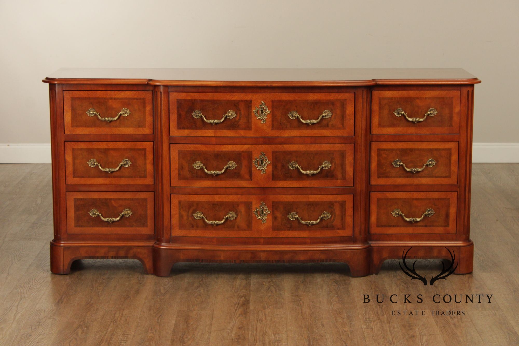 Henredon Italian Provincial Style Triple Dresser