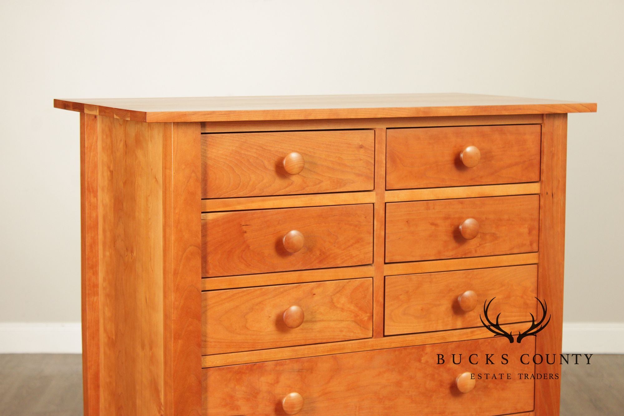 Stickley Mission Collection Harvey Ellis Nine-Drawer Cherry Tall Chest