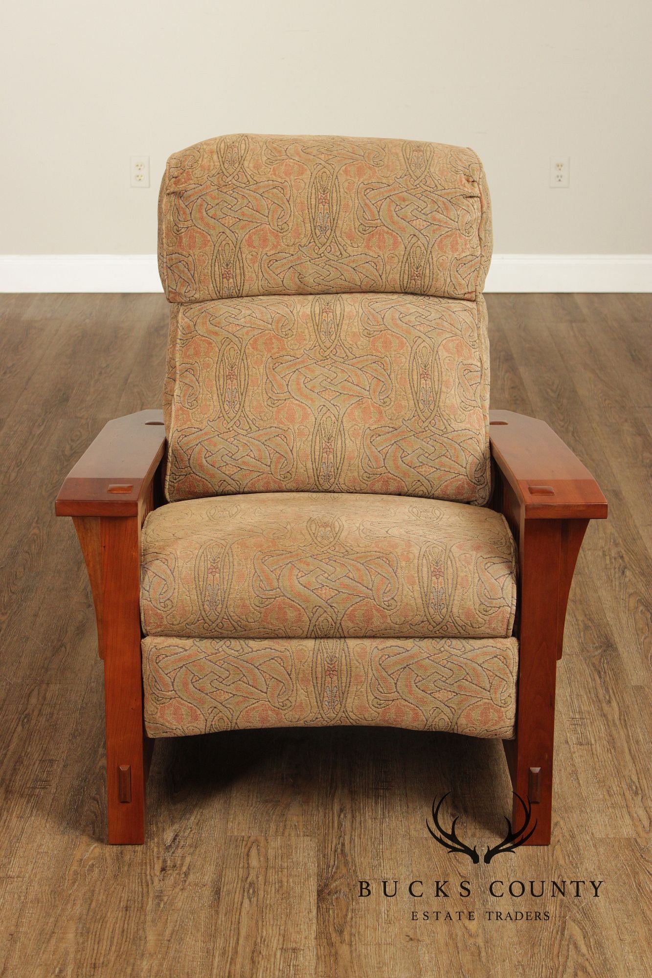 Stickley Mission Collection Cherry Spindle Morris Recliner