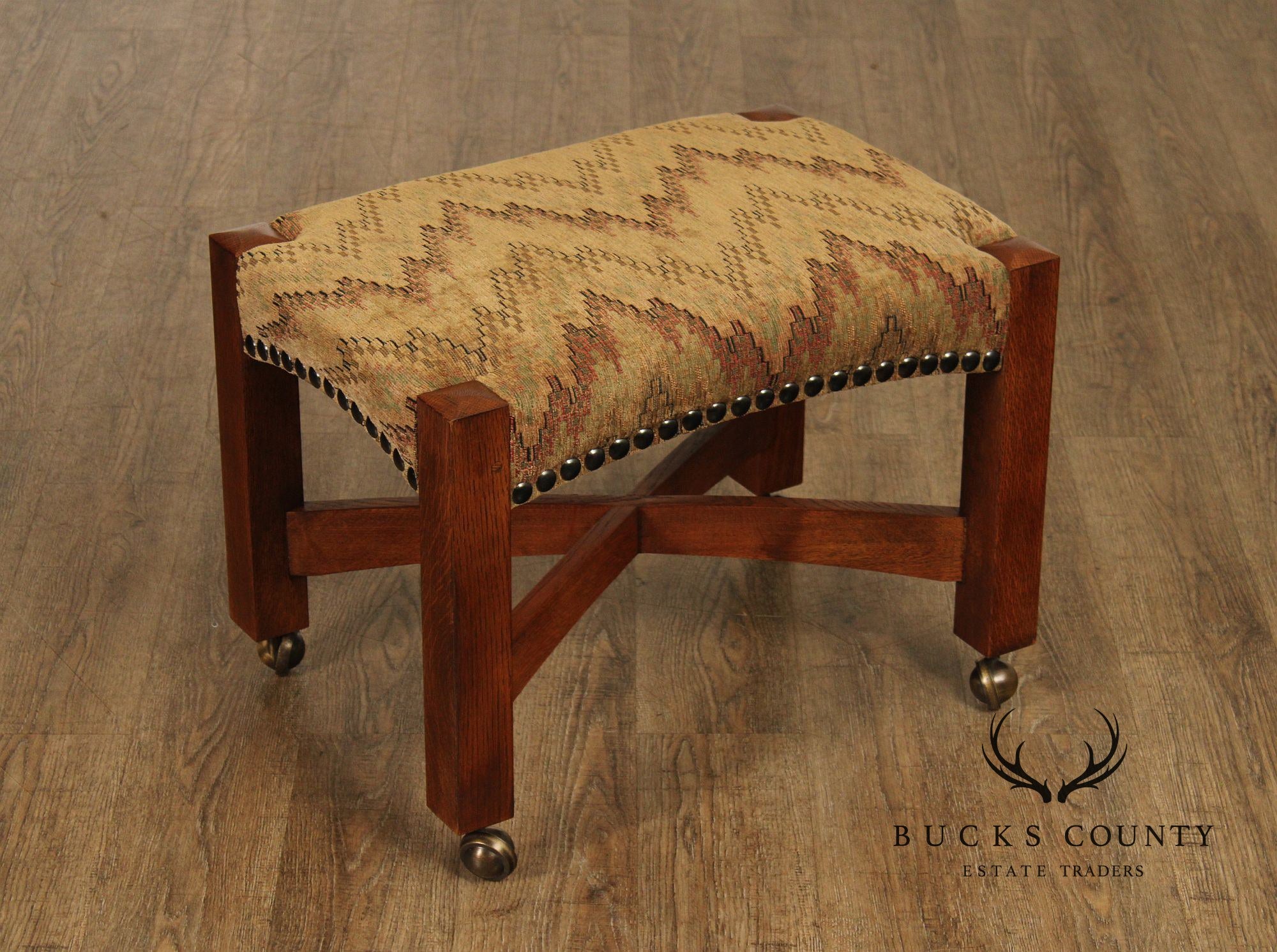 Stickley Mission Collection Oak Eastwood Footstool