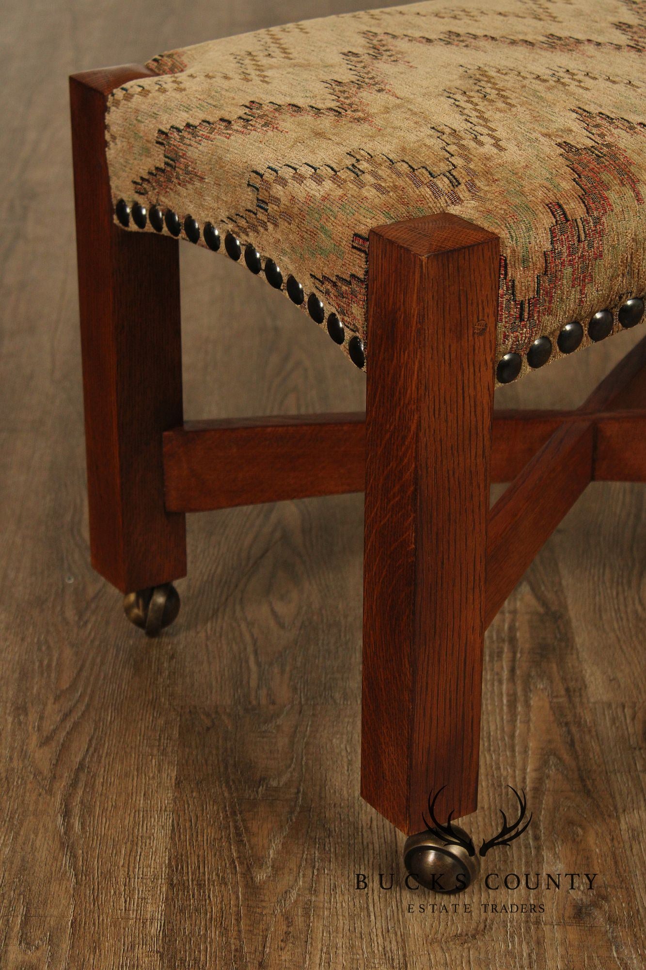 Stickley Mission Collection Oak Eastwood Footstool