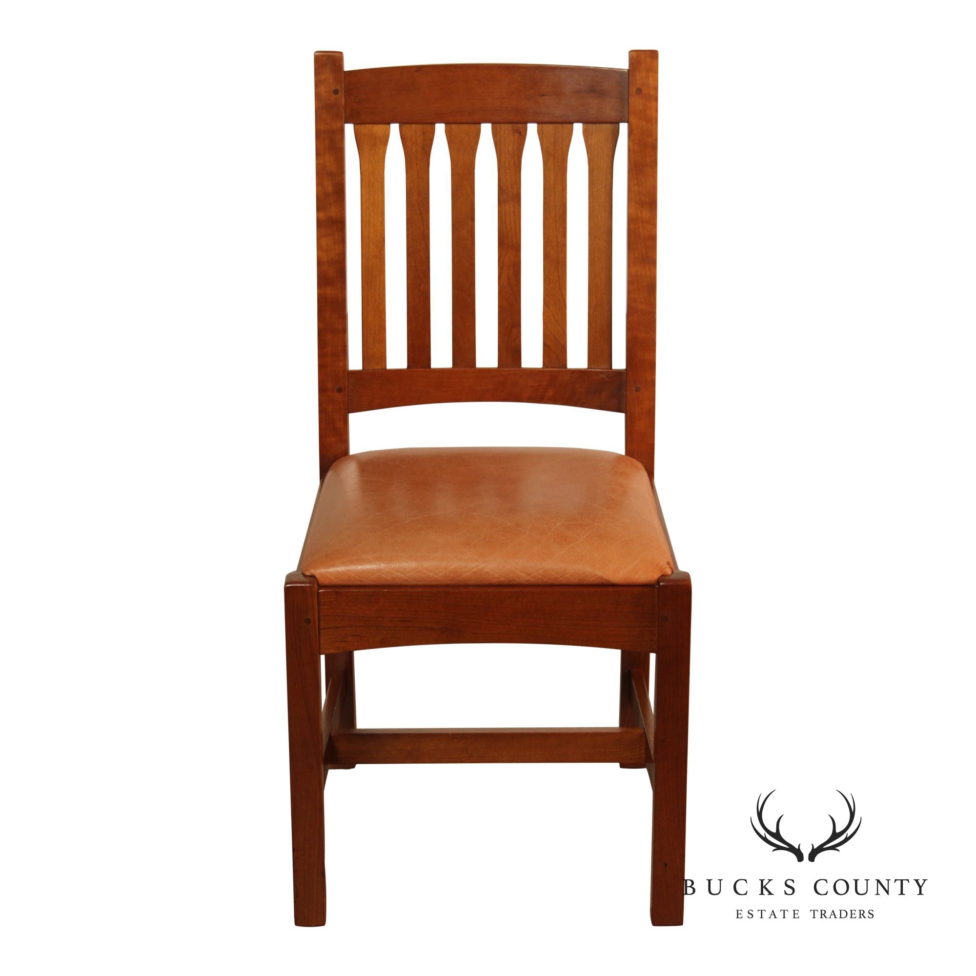 Stickley Mission Collection Cottage Cherry Side Dining Chair
