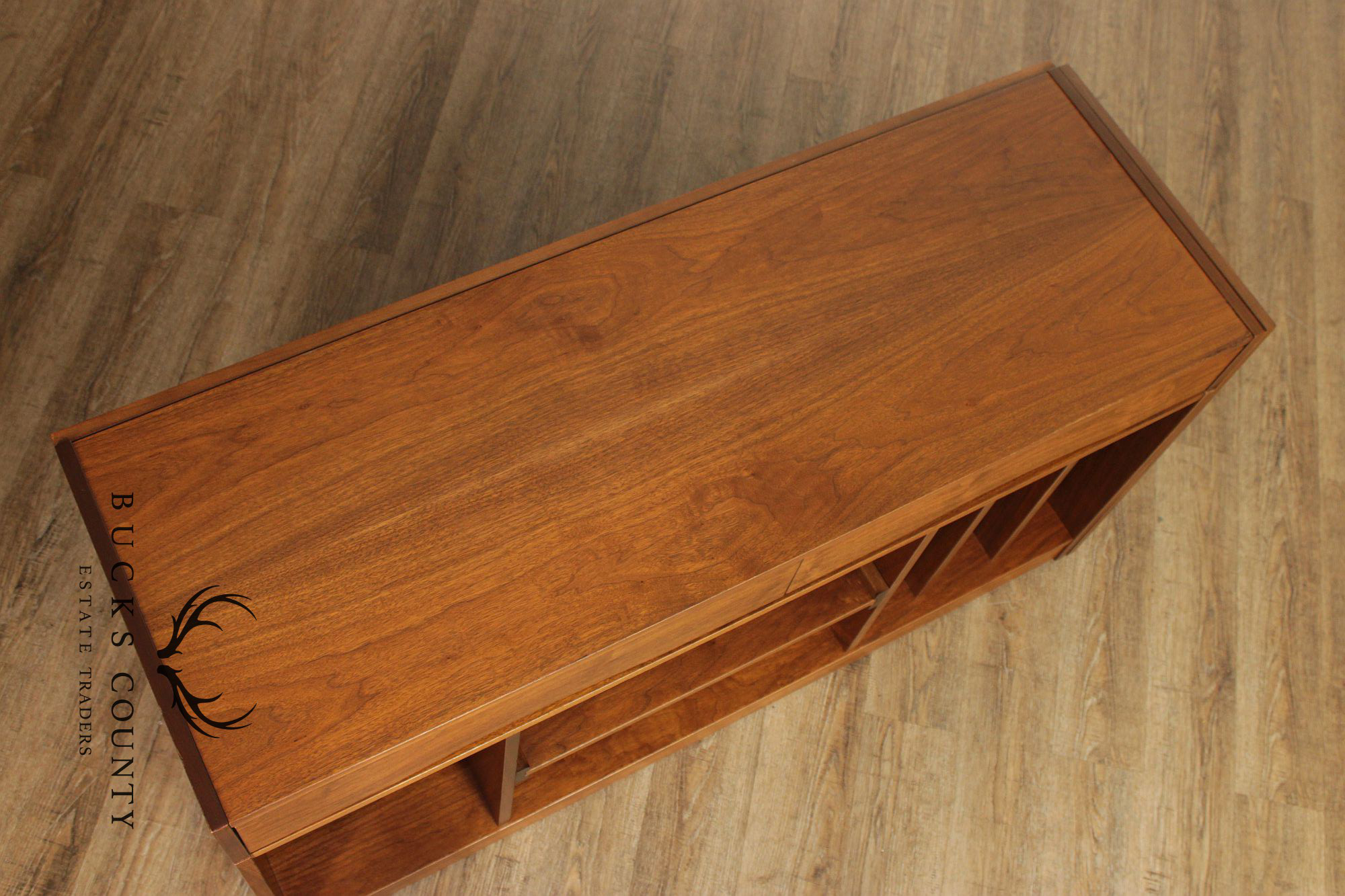 Mid Century Modern Expandable Walnut Credenza Sideboard