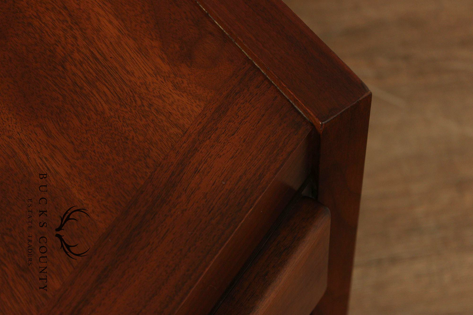 Lane Furniture Mid Century Modern Walnut Cabinet End Table