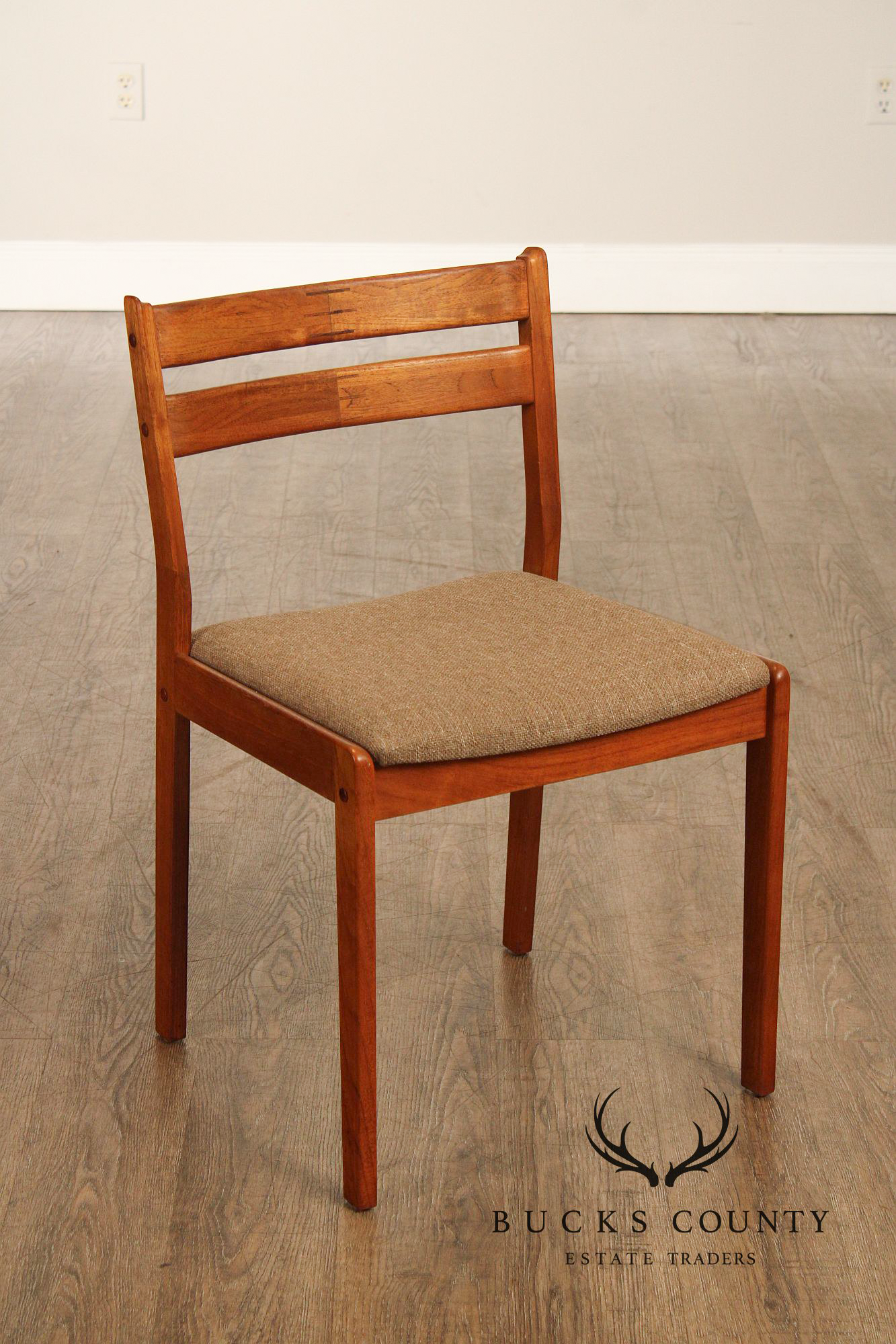 Uldum Mobelfabrik Danish Modern Set of Four Teak Dining Chairs